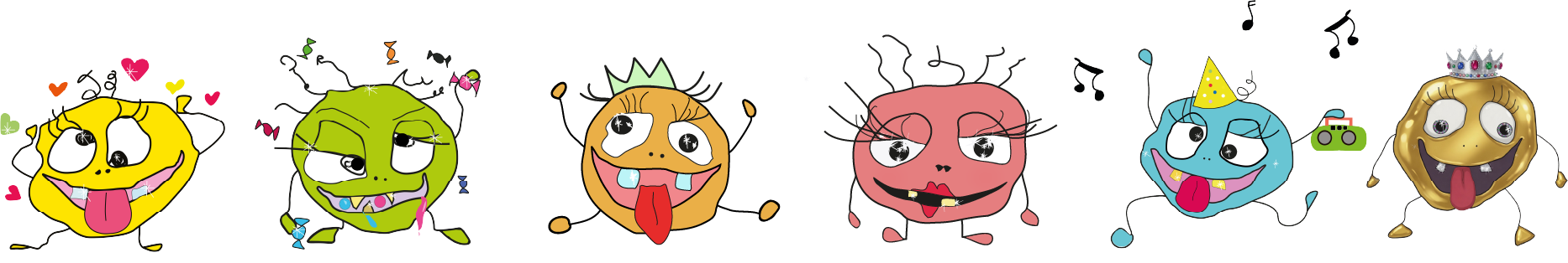 All the Luv Bugs together