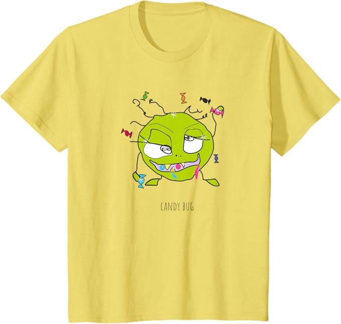 Candy Bug T-Shirt featuring the Candy Bug character design