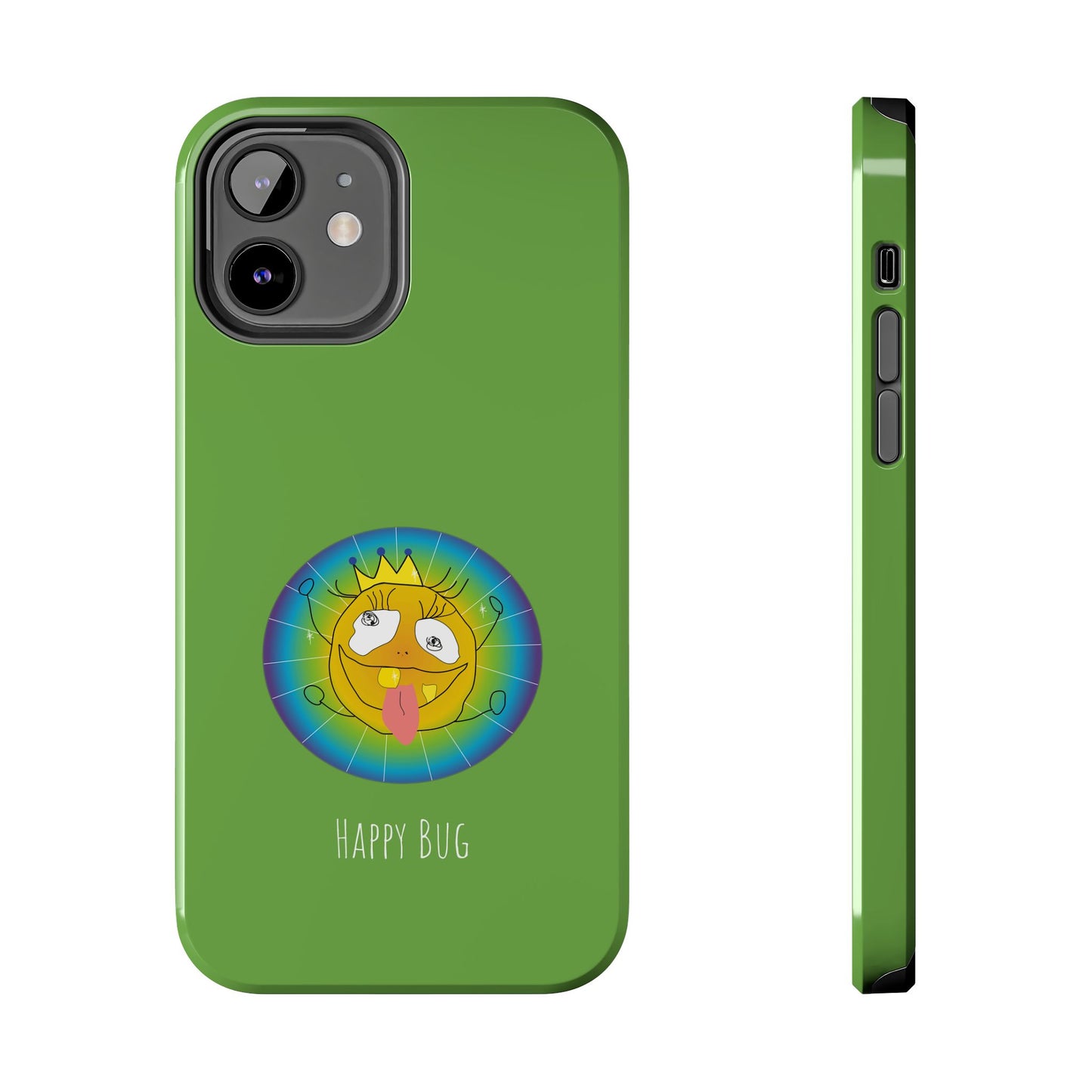 Happy Bug - Phone Case Green