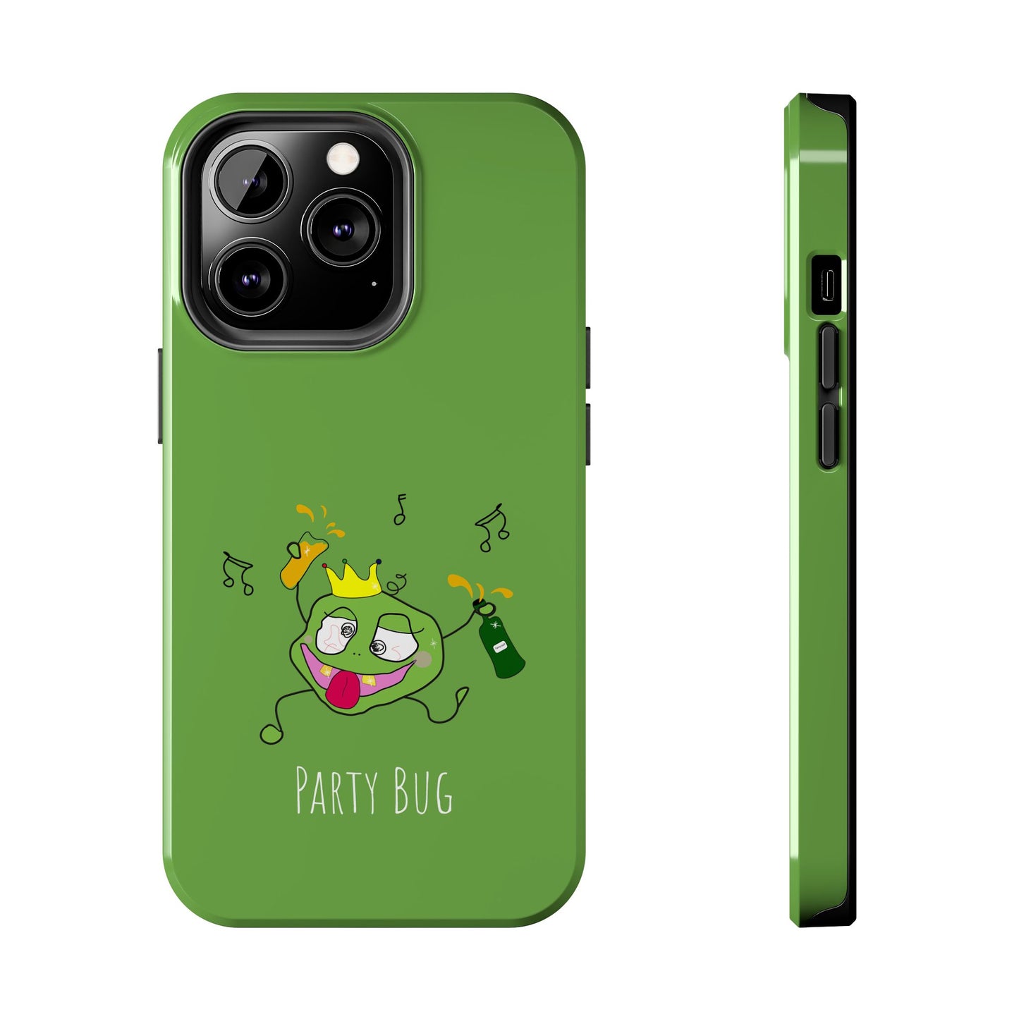 Party Bug - Tough Phone Cases Green