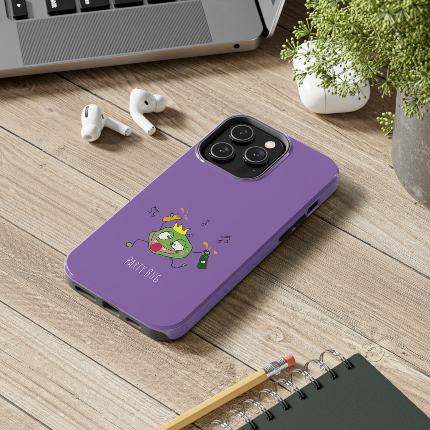 Party Bug- Tough Phone Cases Purple