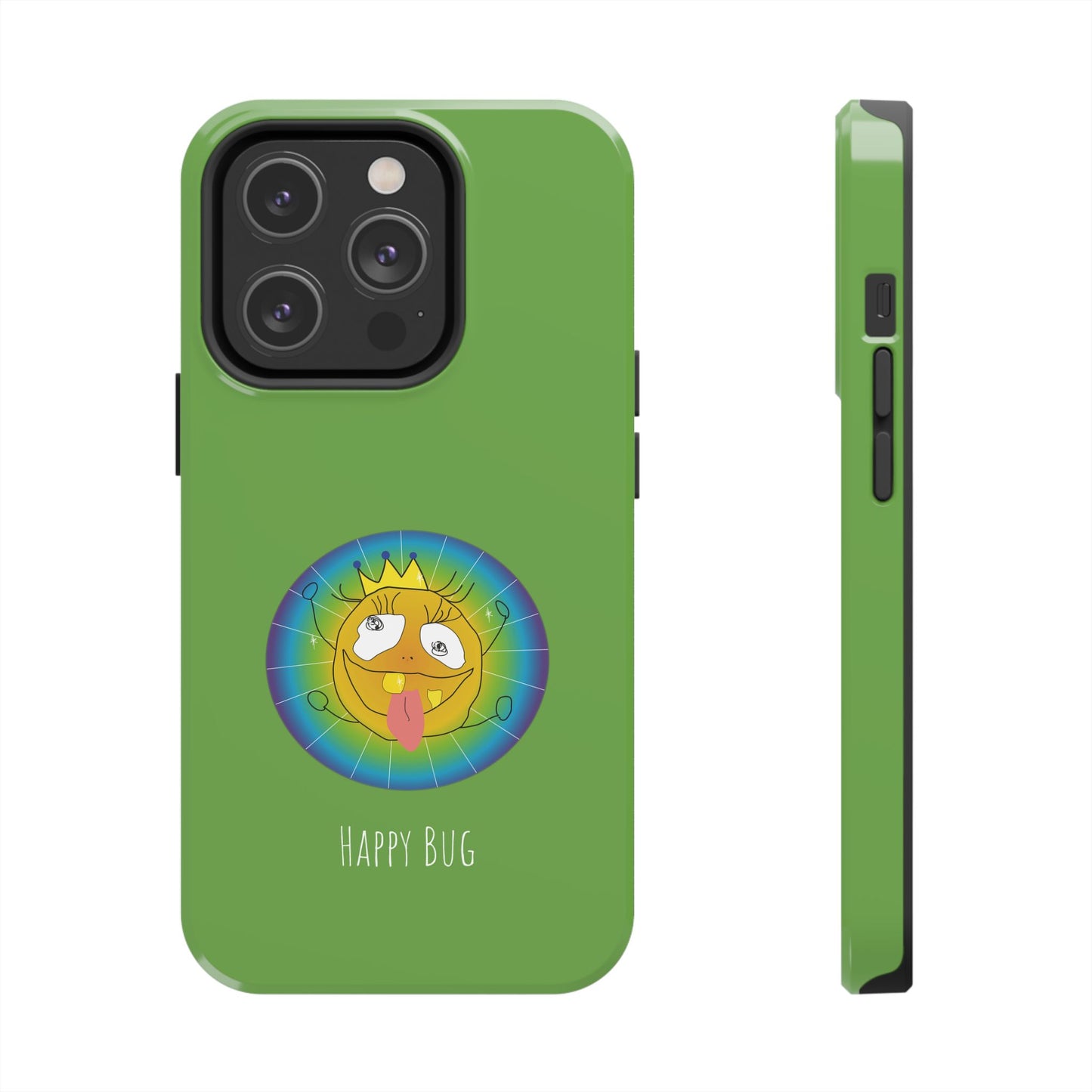 Happy Bug - Phone Case Green