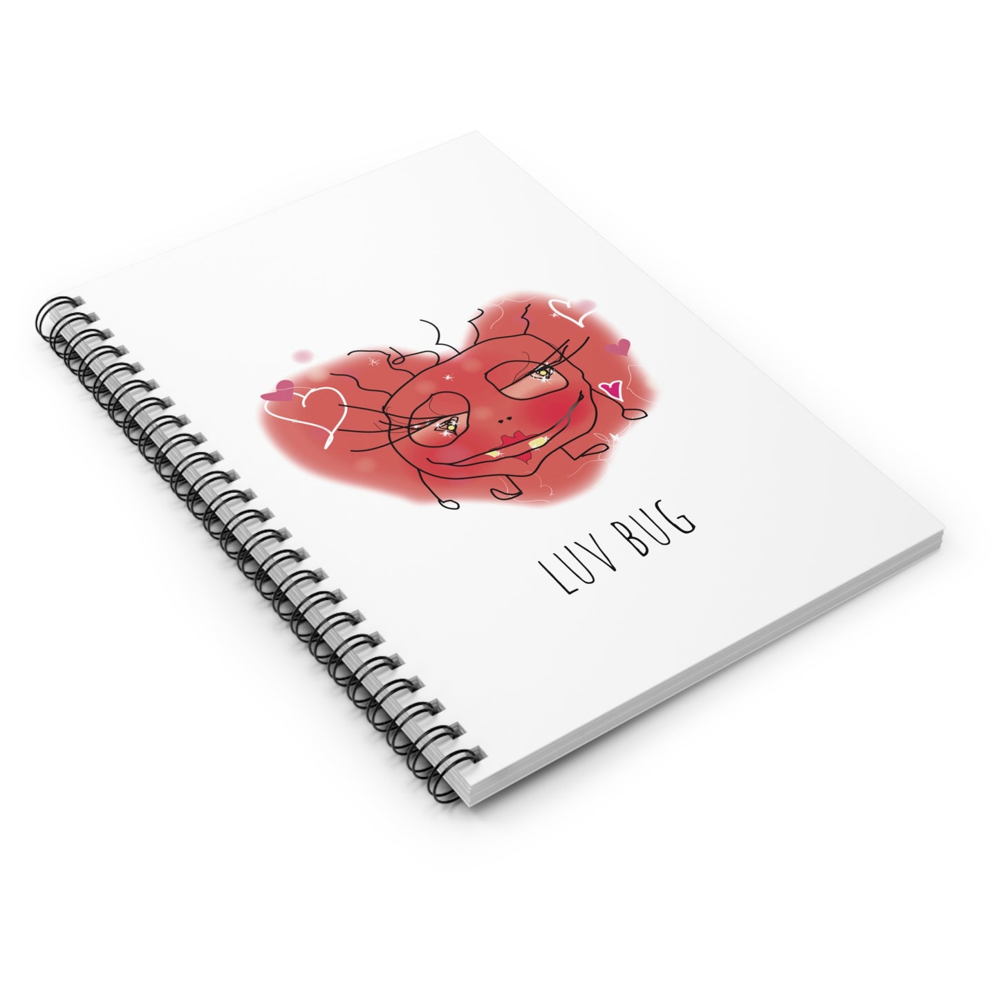 Luv Bug - Spiral Notebook - Ruled Line