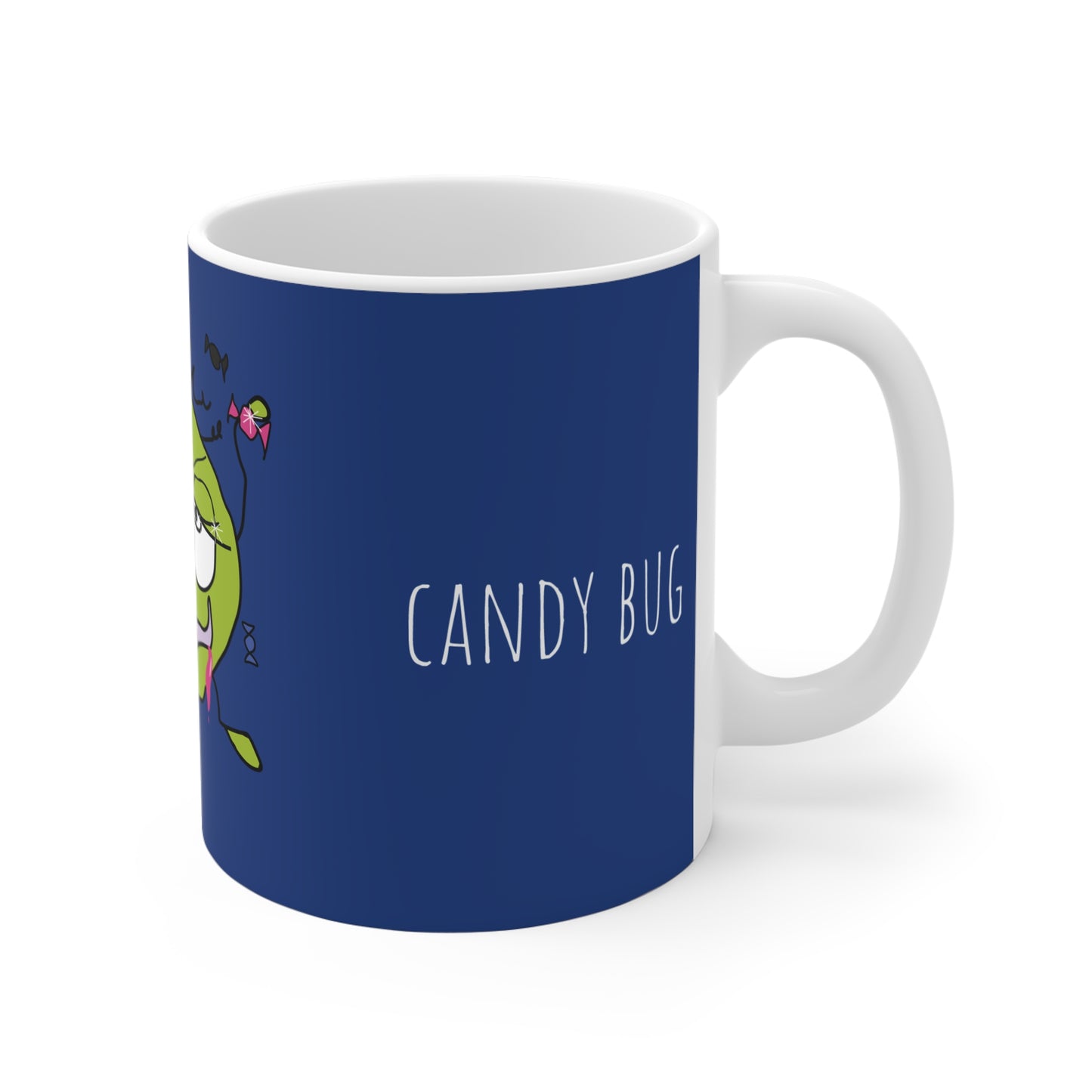 Hot Chocolate Mug 11oz - Candy Bug