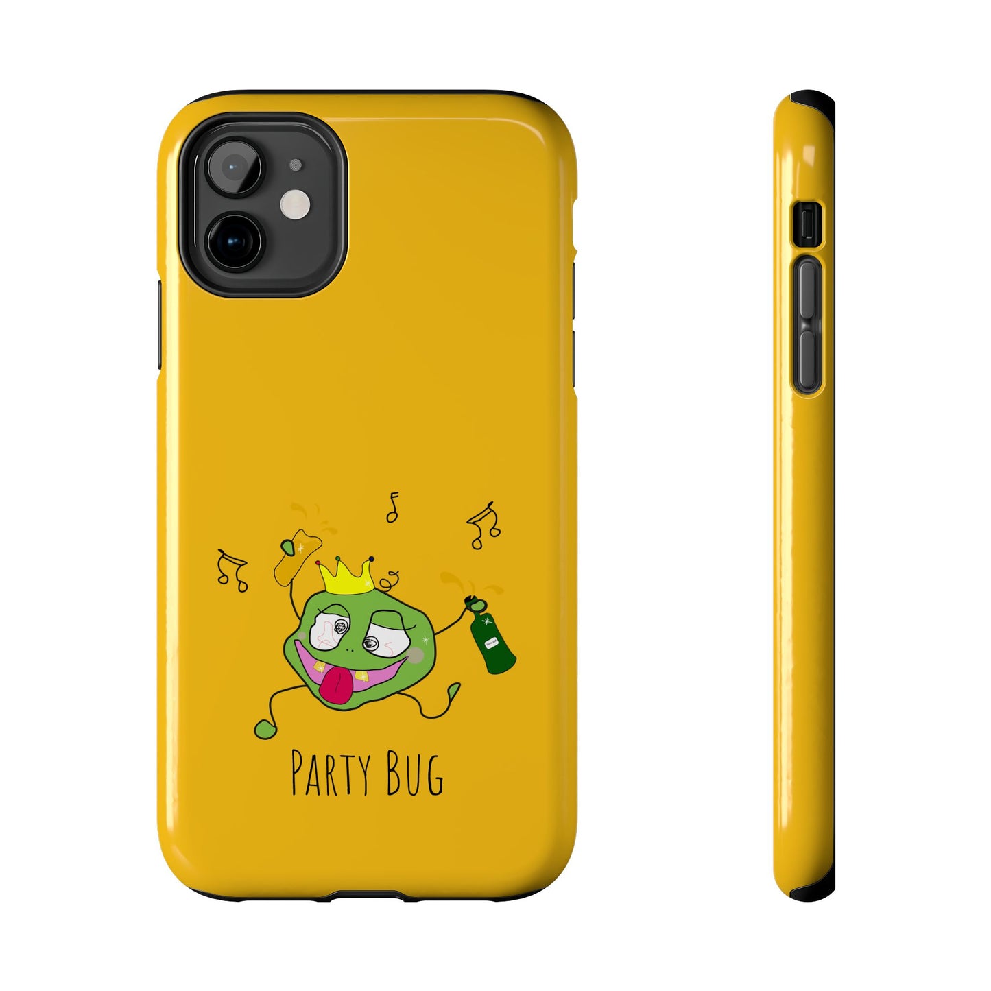 Party Bug  - Tough Phone Cases Yellow