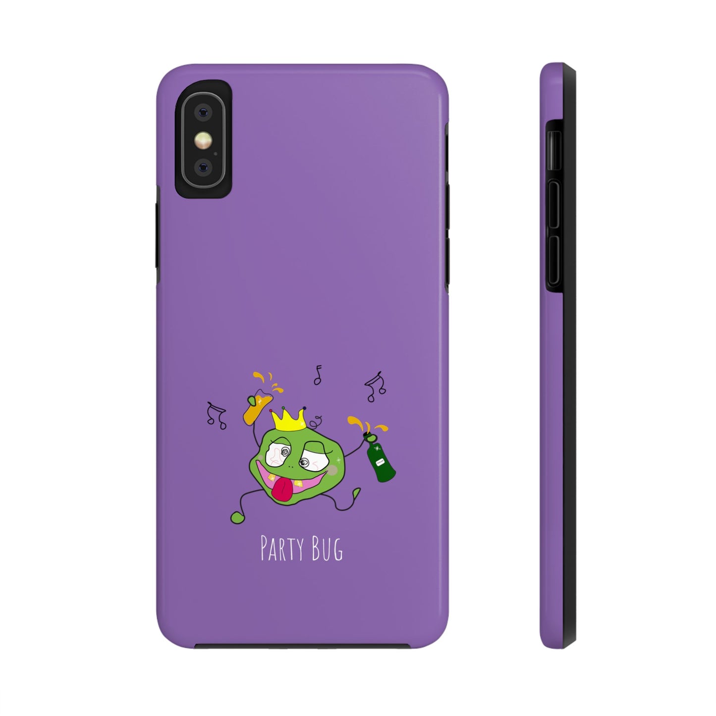 Party Bug- Tough Phone Cases Purple