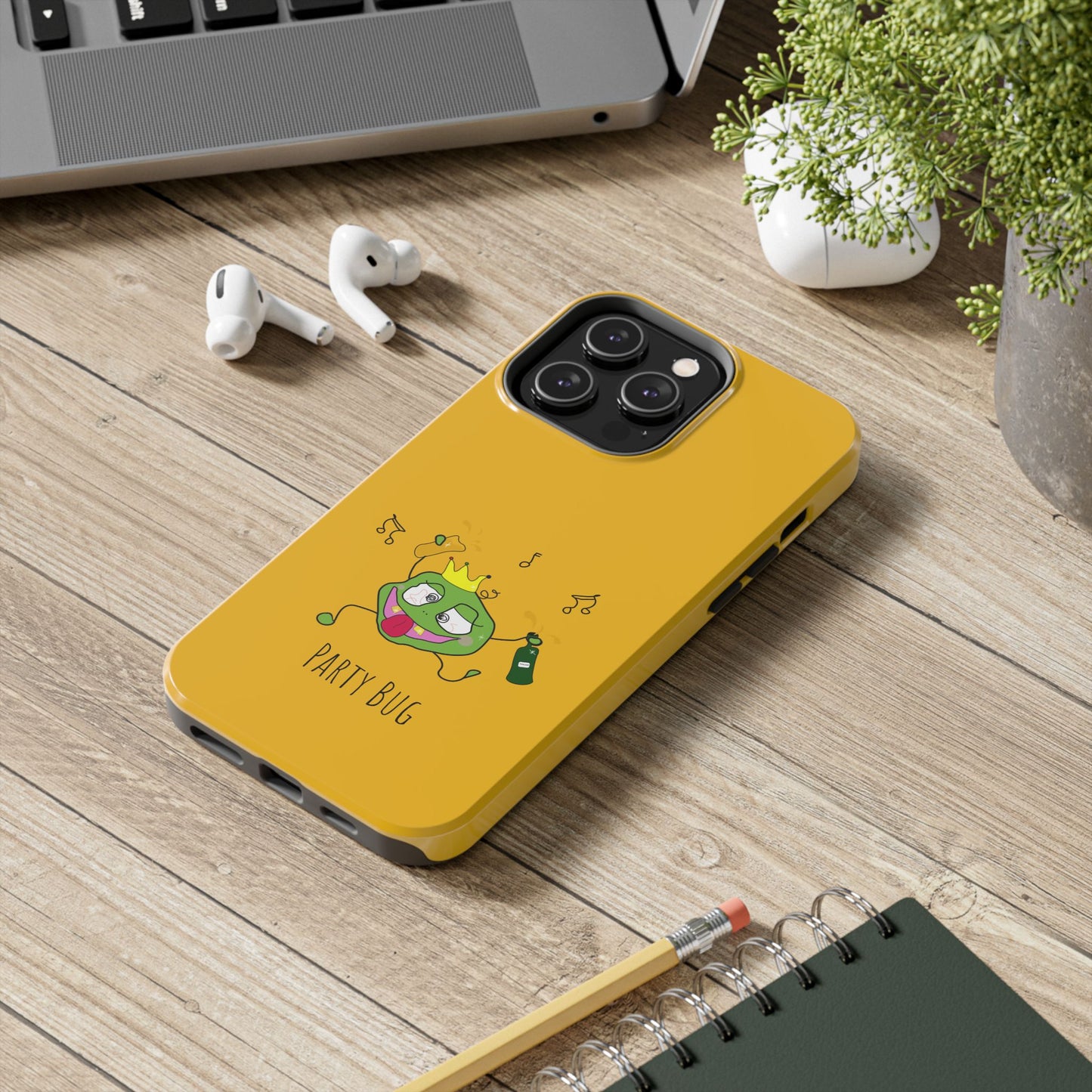 Party Bug  - Tough Phone Cases Yellow