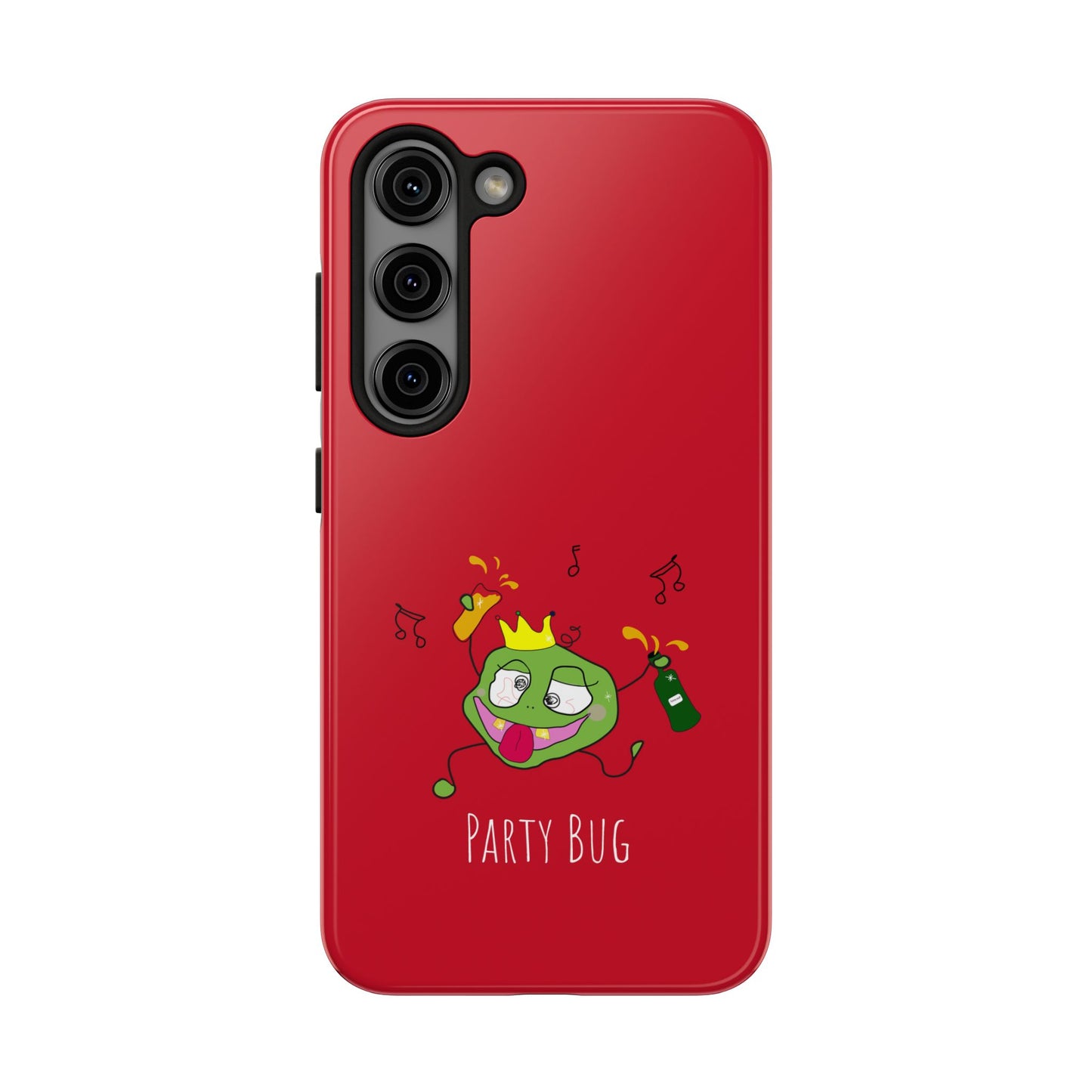 Party Bug - Tough Phone Cases Red