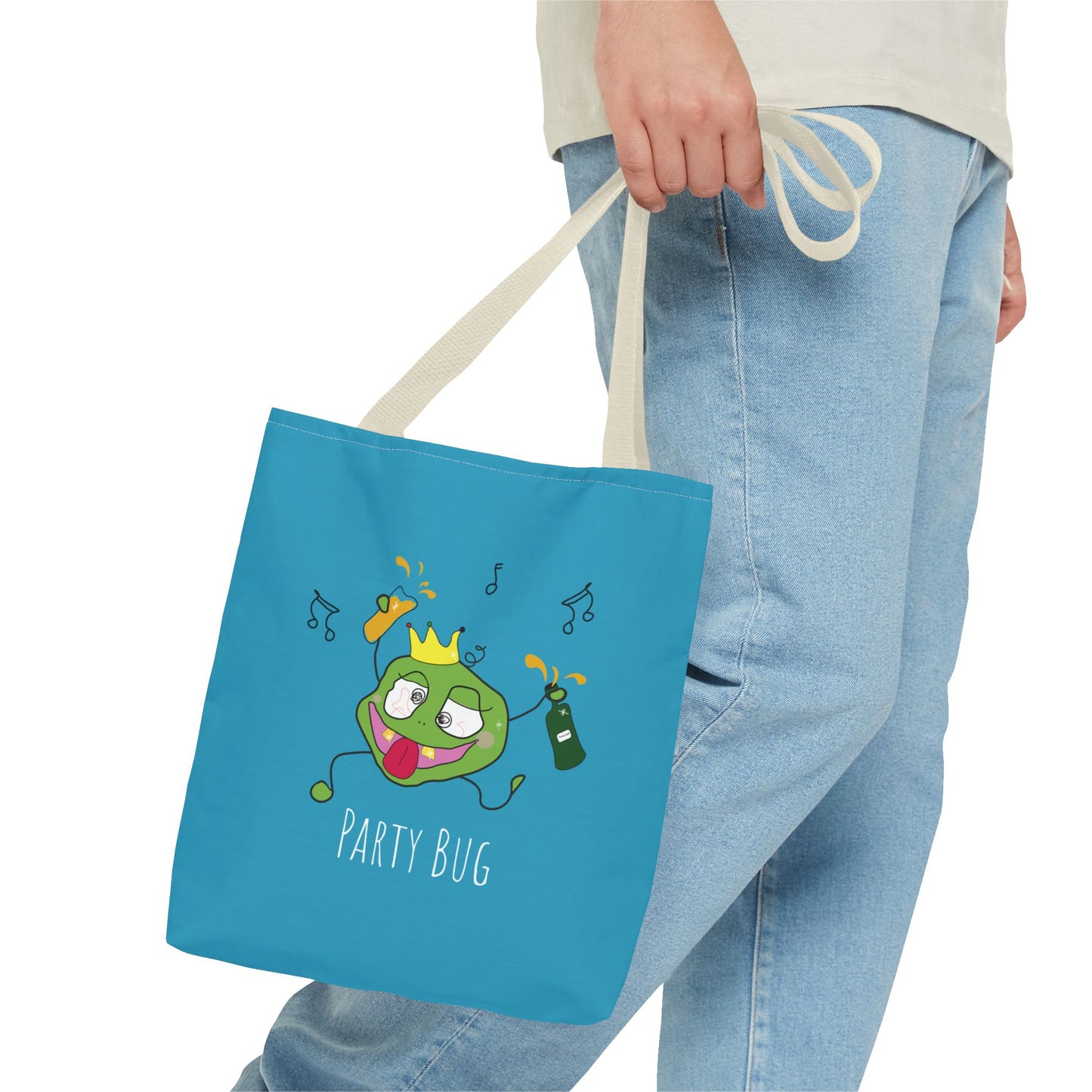 Party Bug - Tote Bag Turquoise