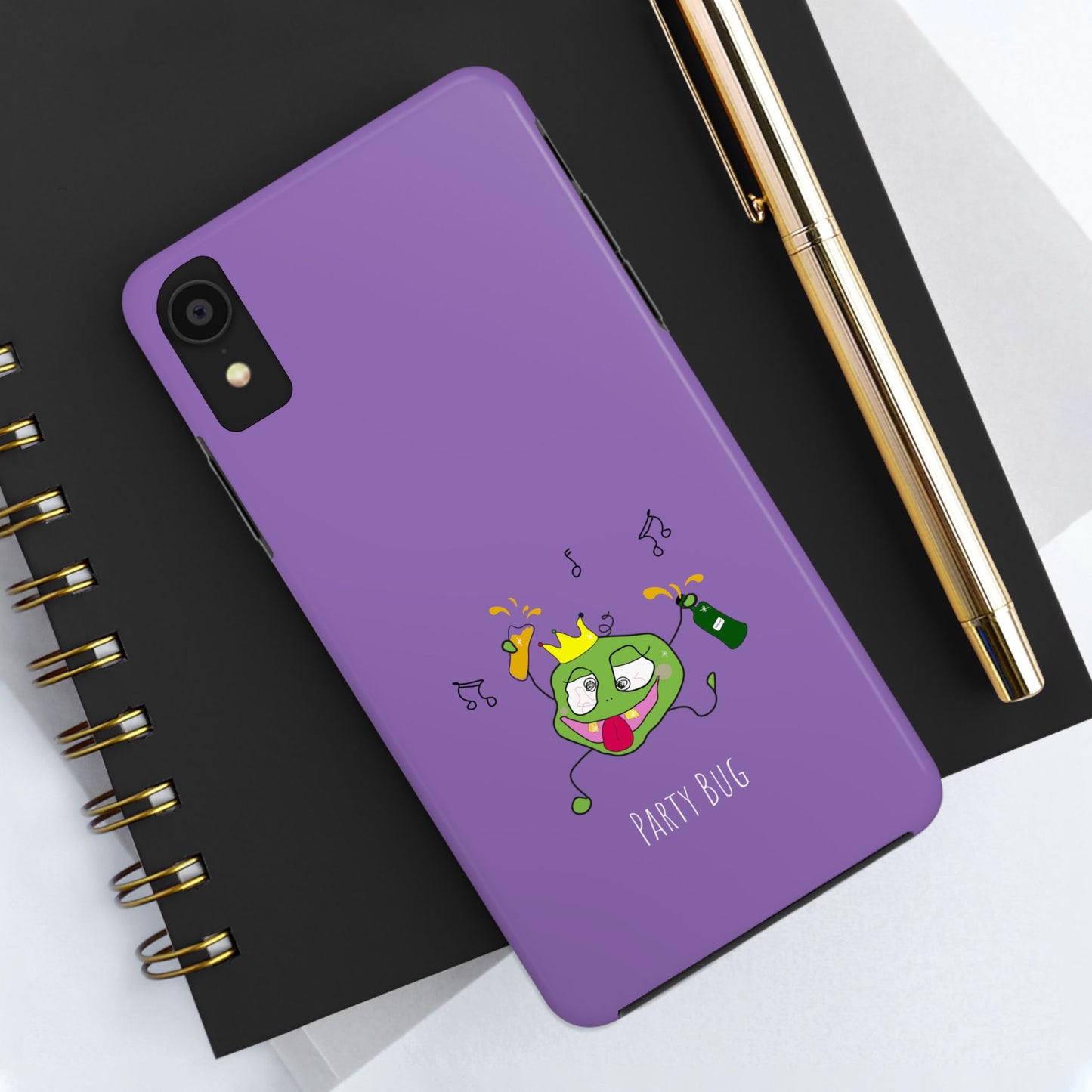 Party Bug- Tough Phone Cases Purple