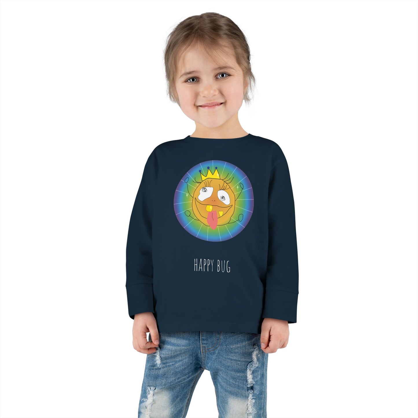 Toddler Long Sleeve Tee - Happy Bug