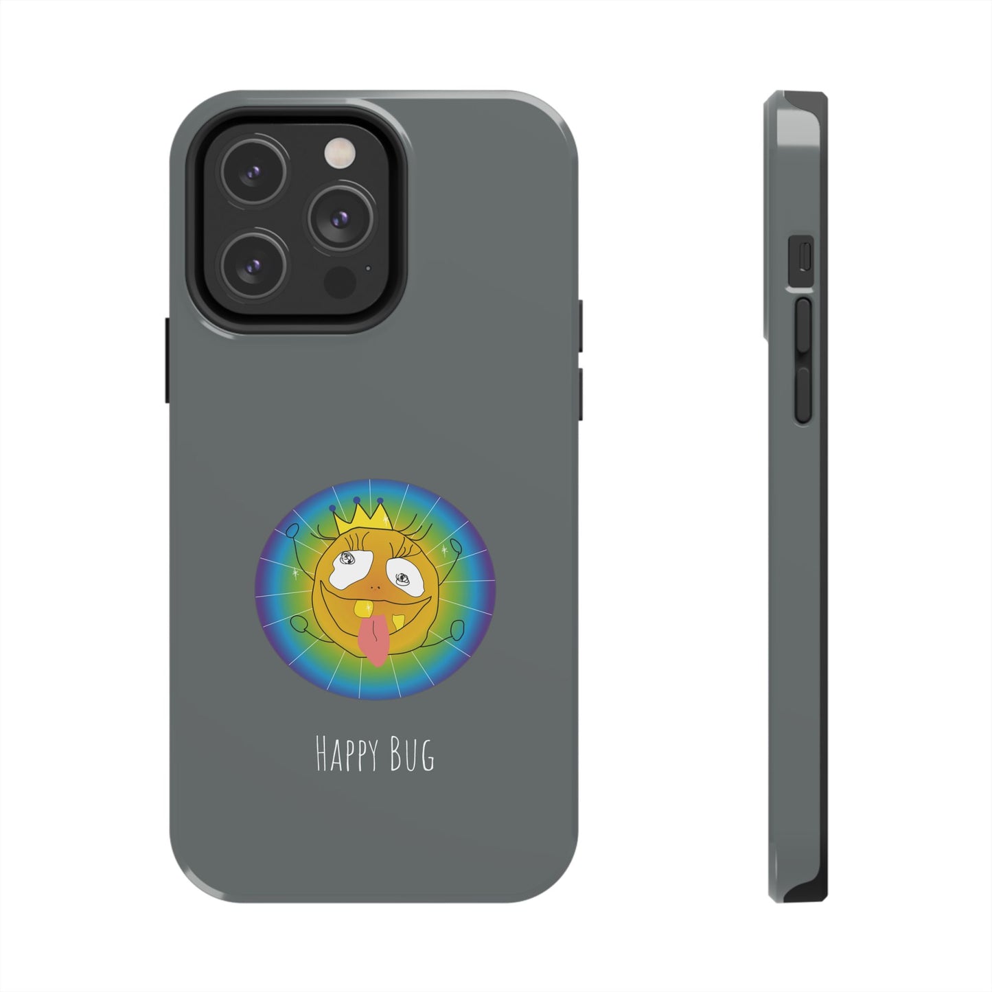 Happy Bug - Phone Case Grey