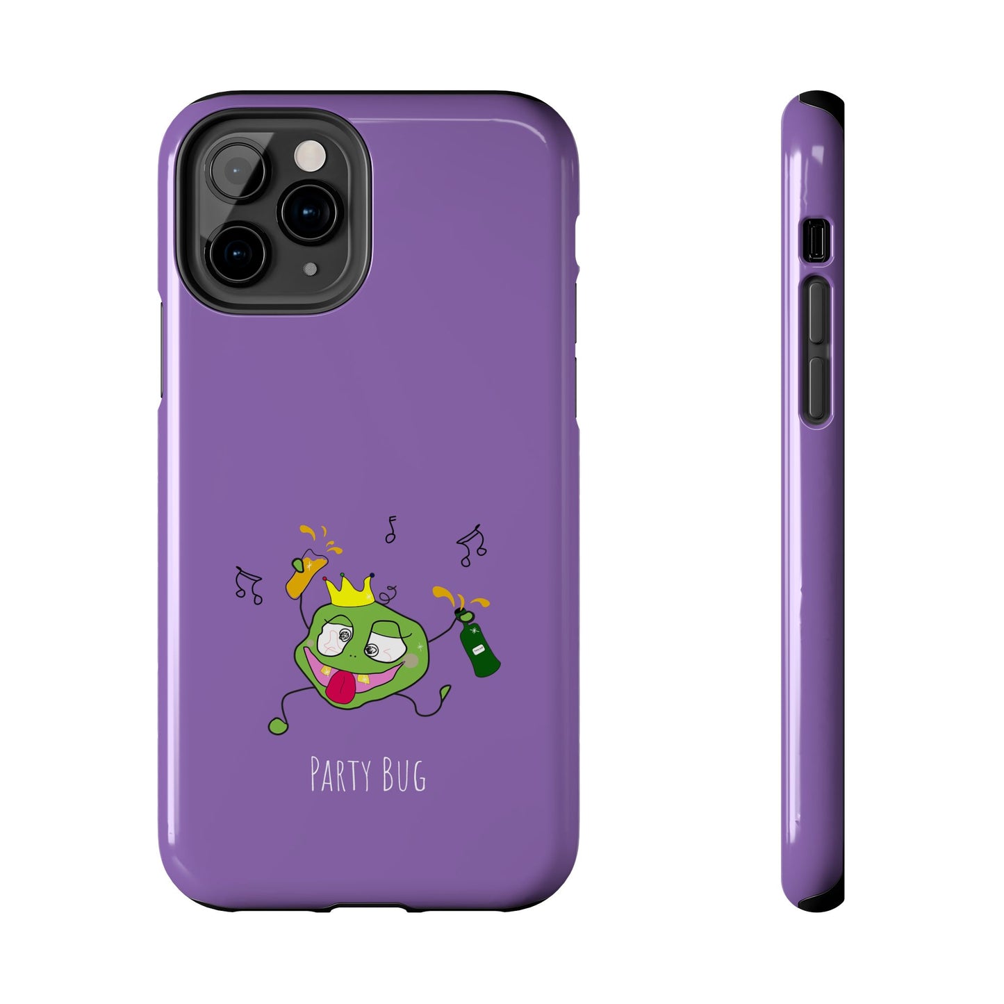 Party Bug- Tough Phone Cases Purple