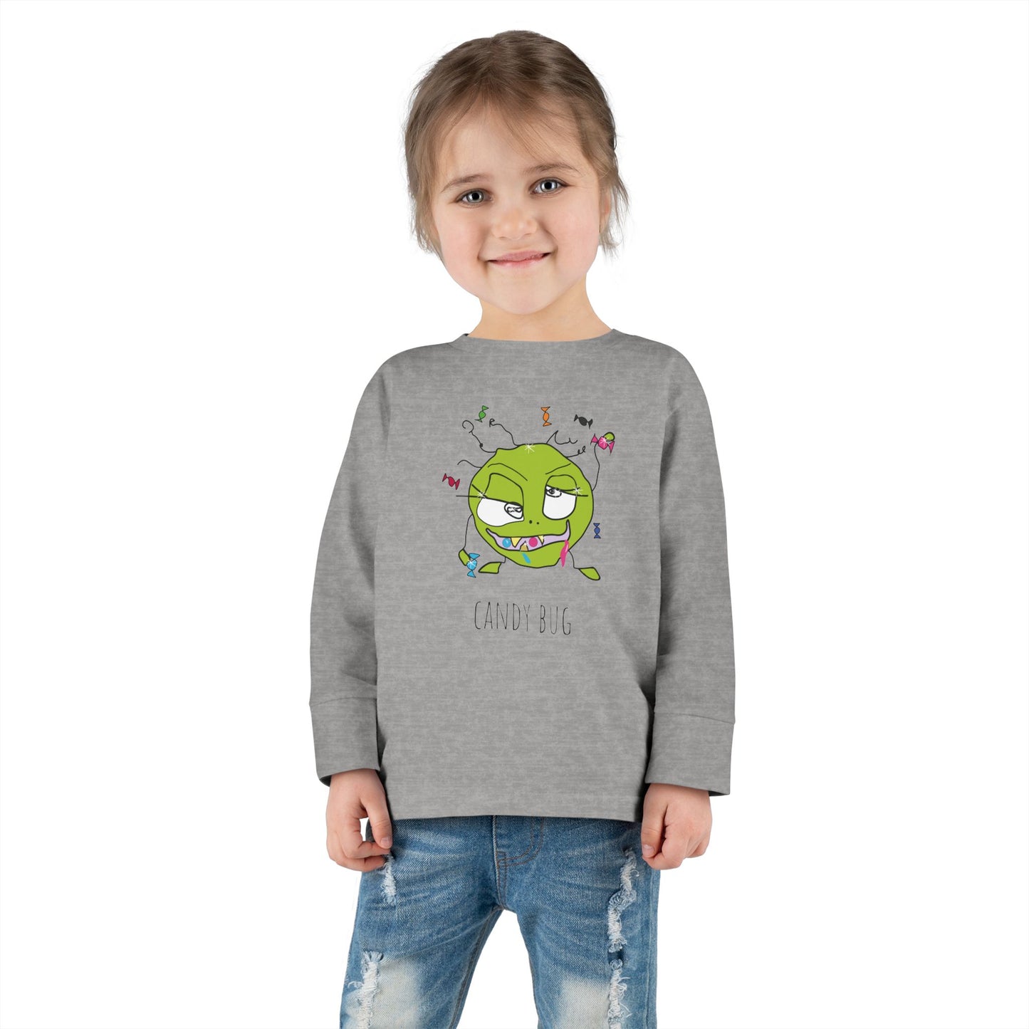 Toddler Long Sleeve Tee - Candy Bug