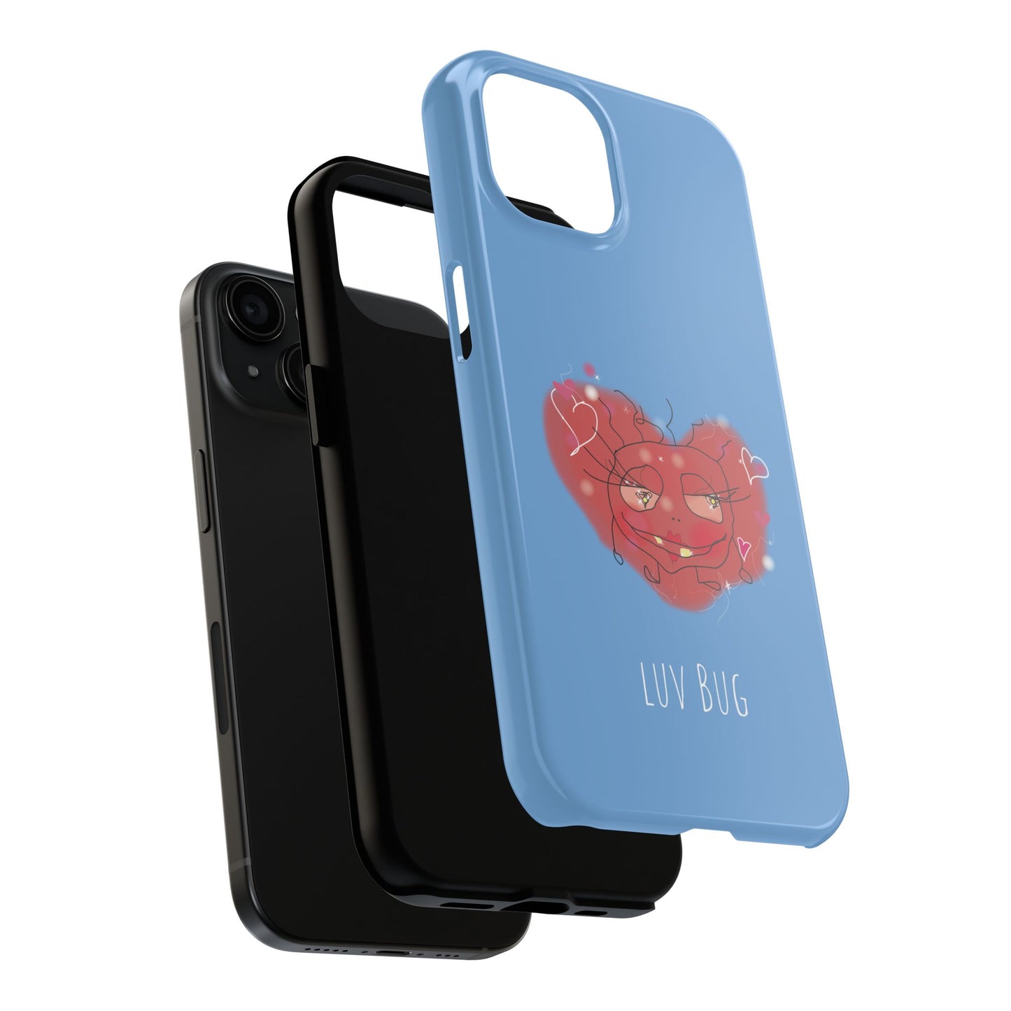 Luv Bug - Phone Case blå