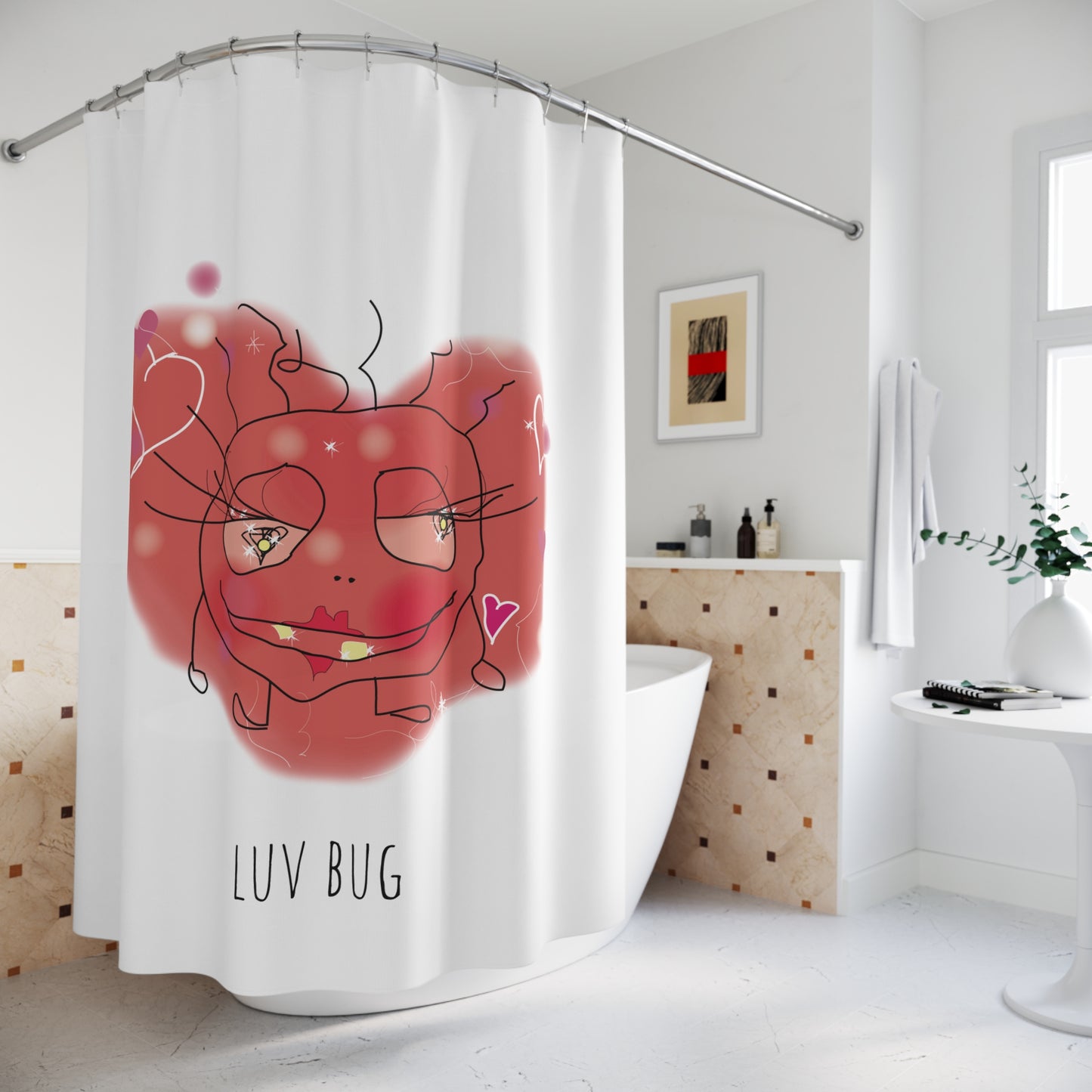 Luv Bug - Shower curtains