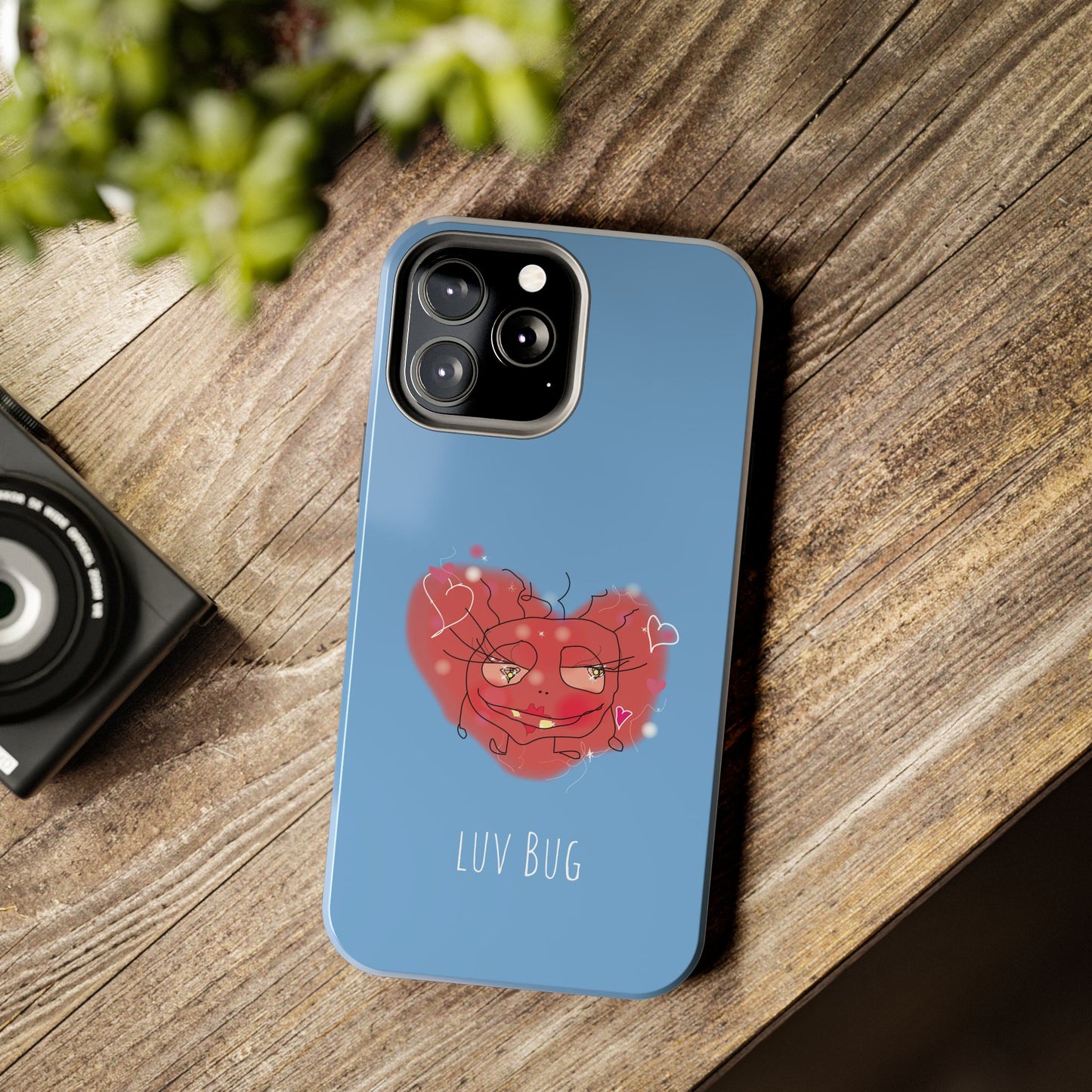 Luv Bug - Phone Case blå