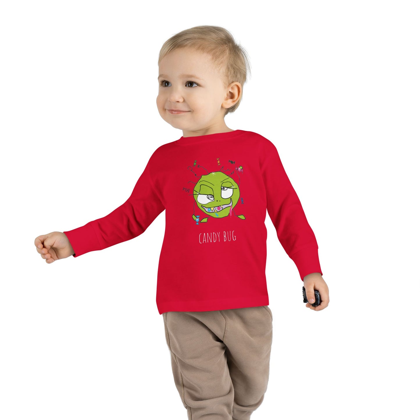 Toddler Long Sleeve Tee - Candy Bug