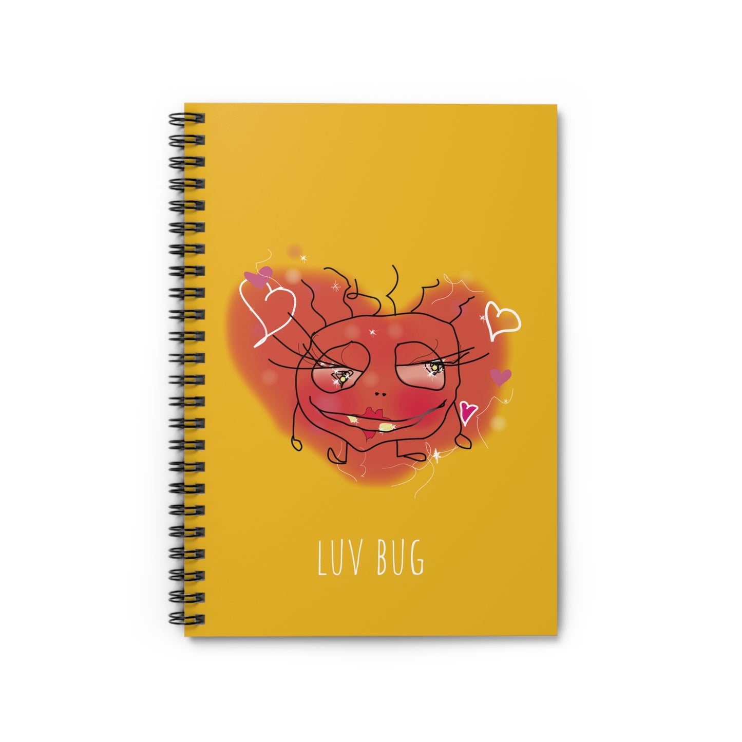 Spiral Notebook - Ruled Line - Luv Bug