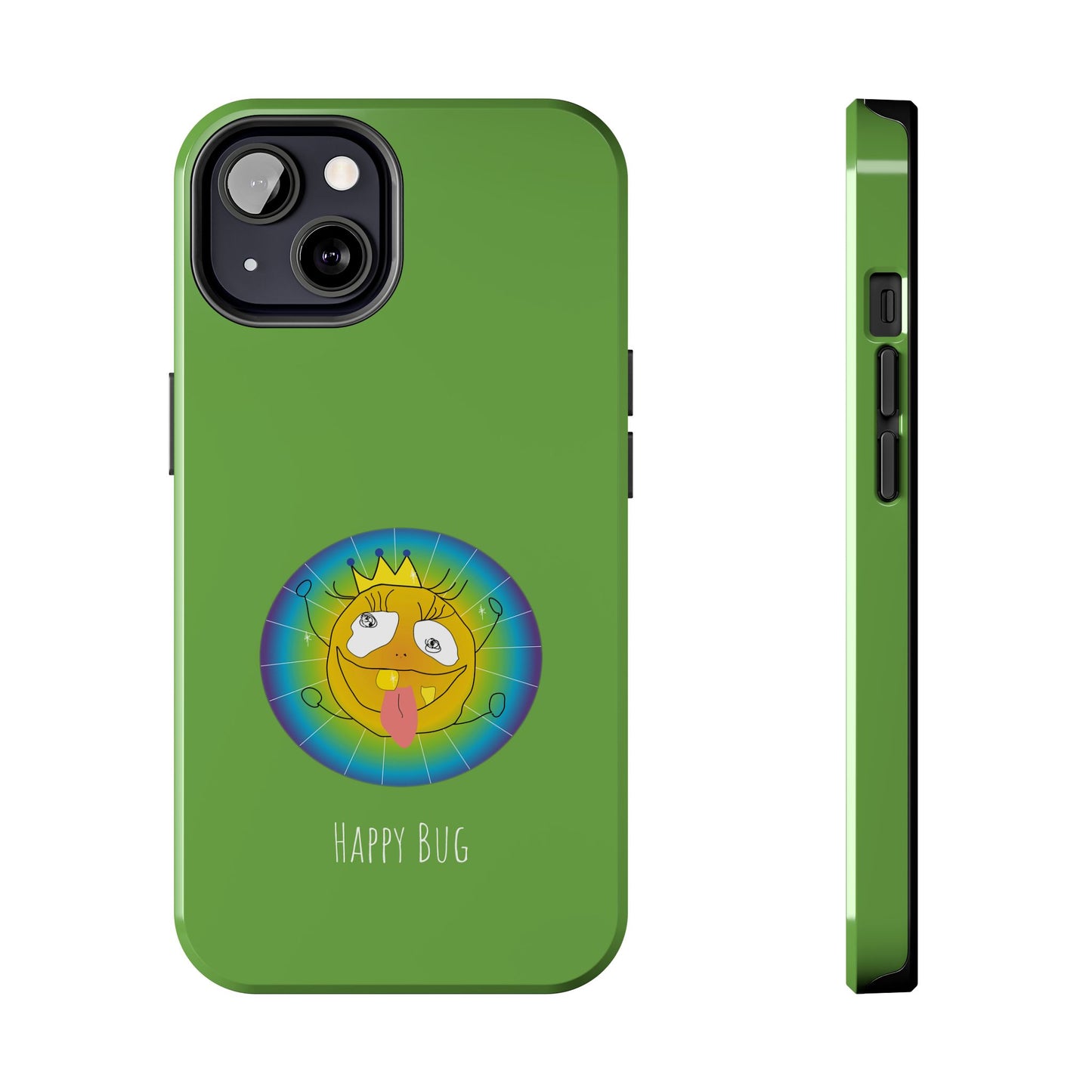 Happy Bug - Phone Case Green