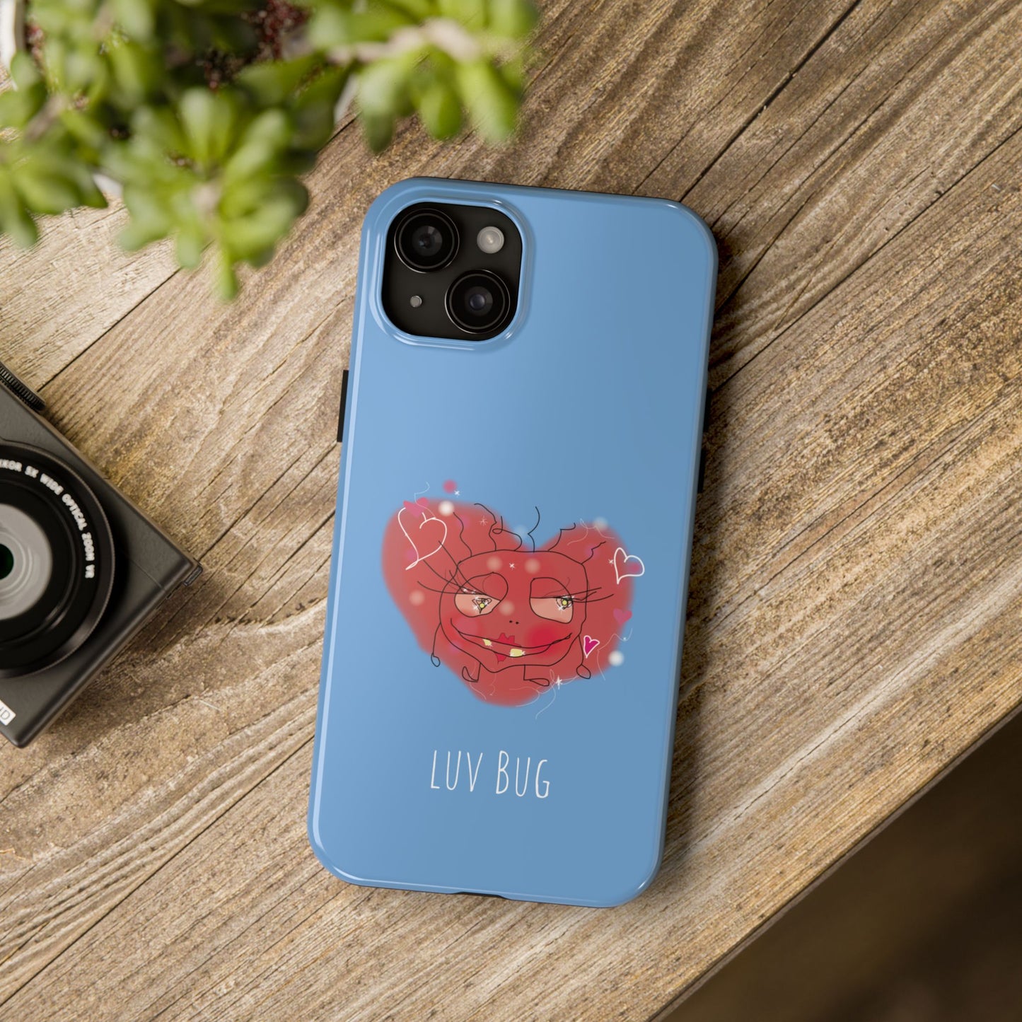 Luv Bug - Phone Case blå