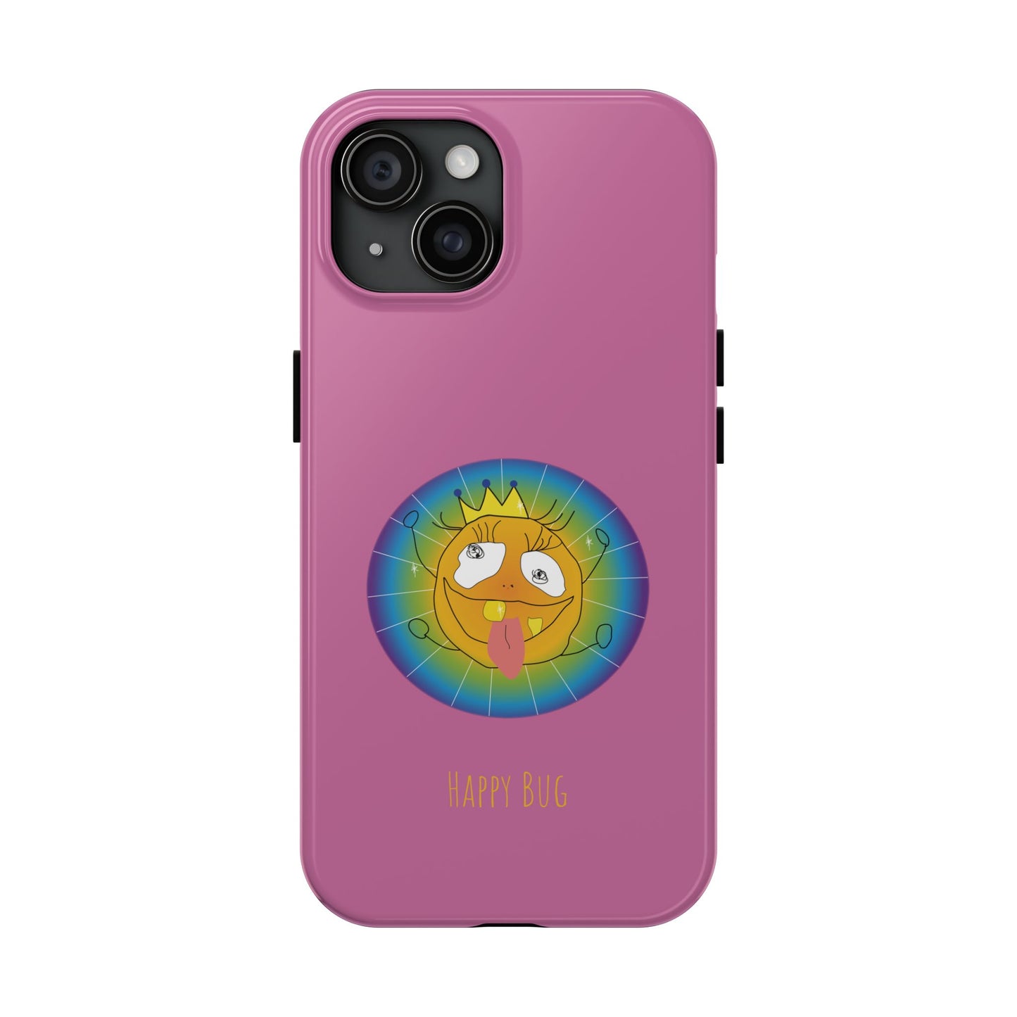 Happy Bug - Phone Case Pink