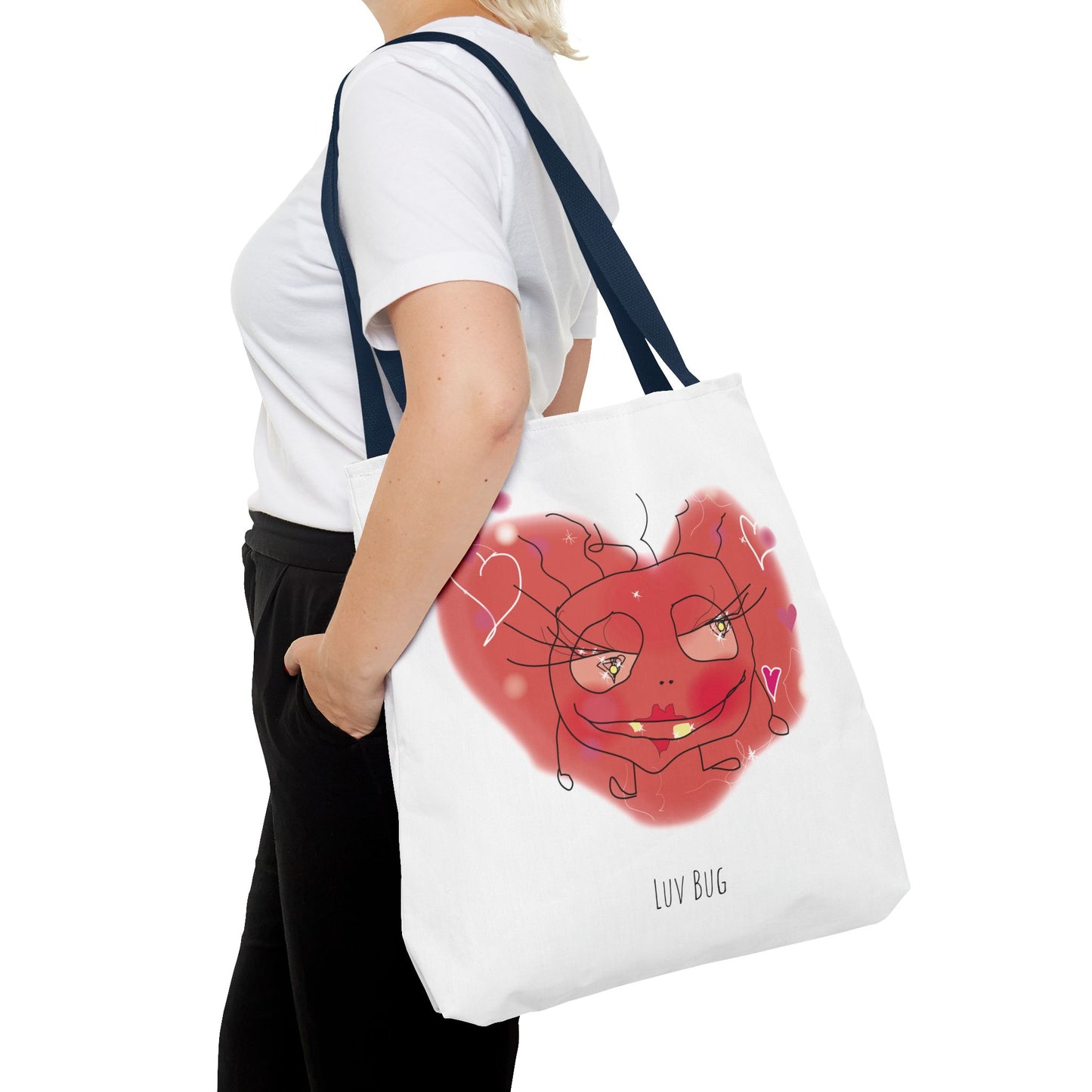 Luv Bug - Tote Bag  white