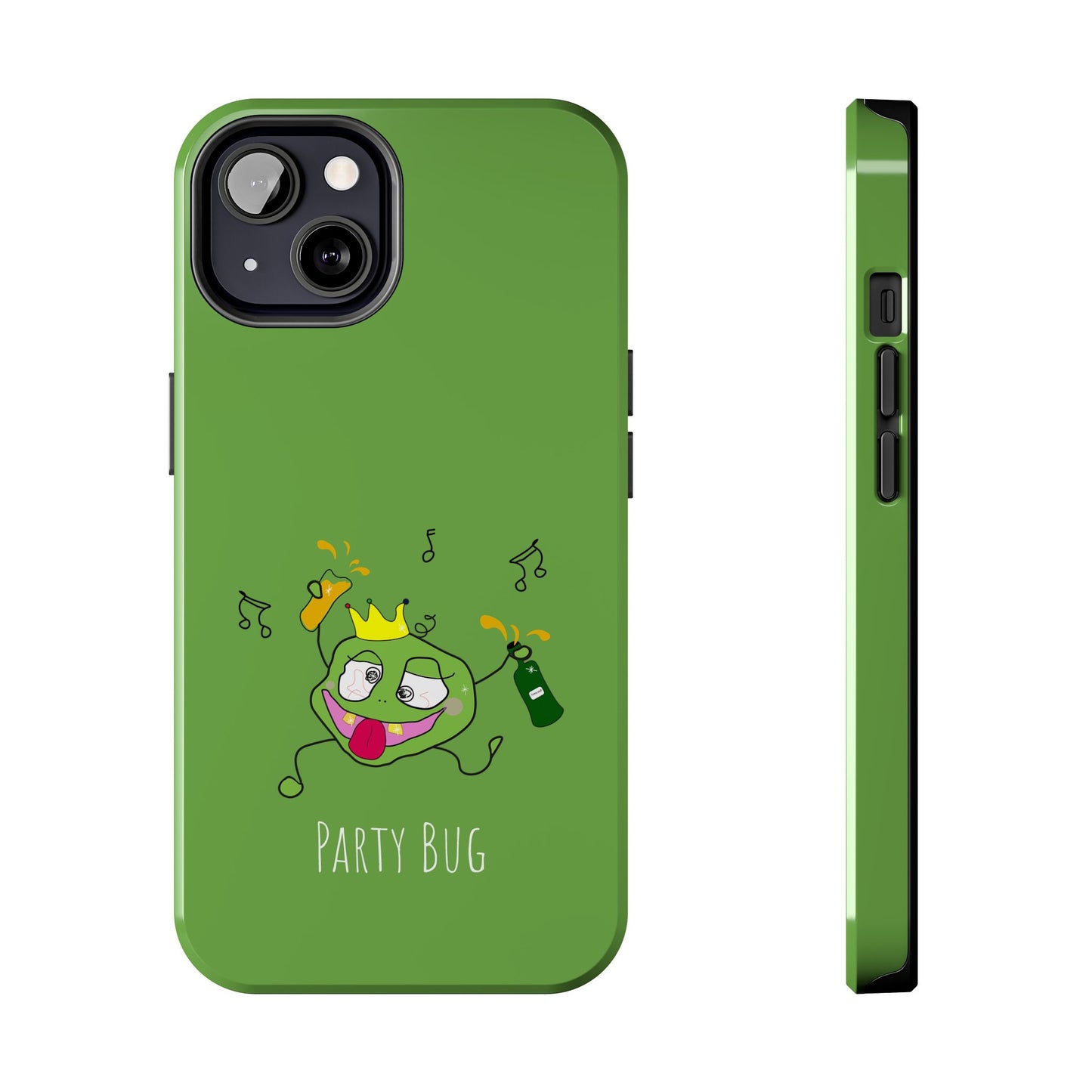 Party Bug - Tough Phone Cases Green