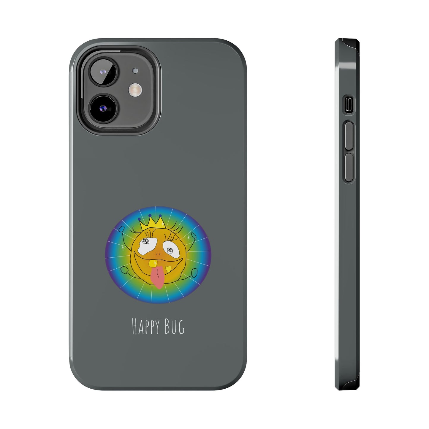 Happy Bug - Phone Case Grey