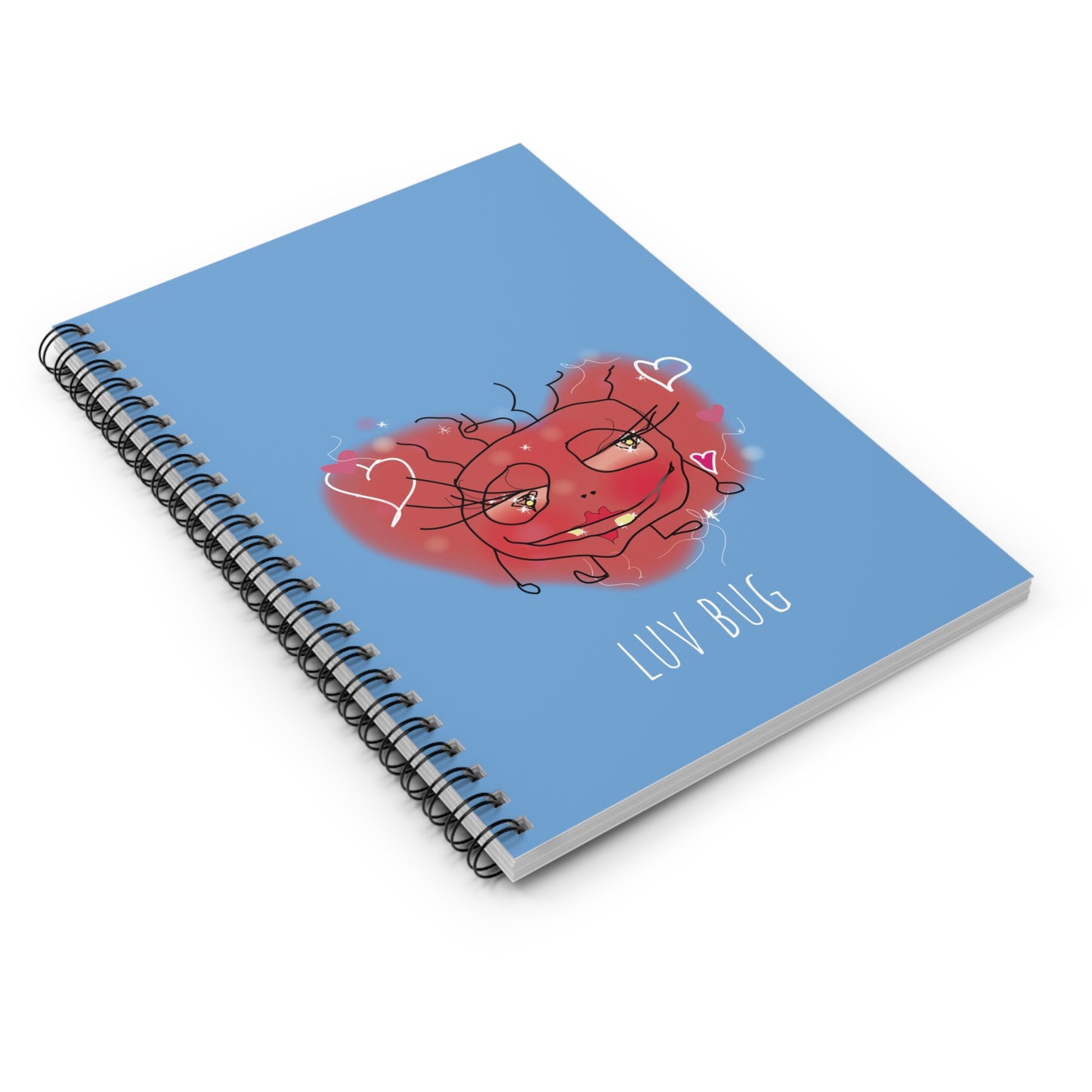 Spiral Notebook - Ruled Line - Luv Bug