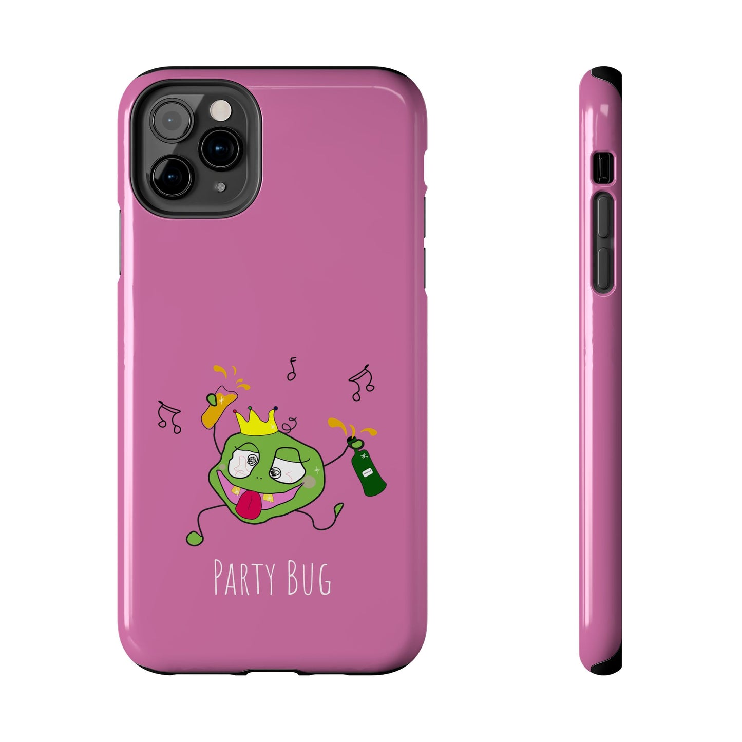 Party Bug - Tough Phone Cases Pink