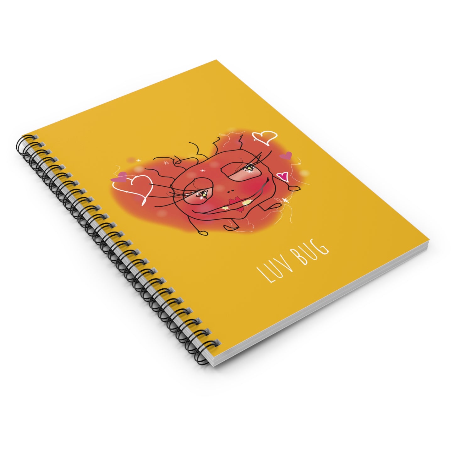 Spiral Notebook - Ruled Line - Luv Bug