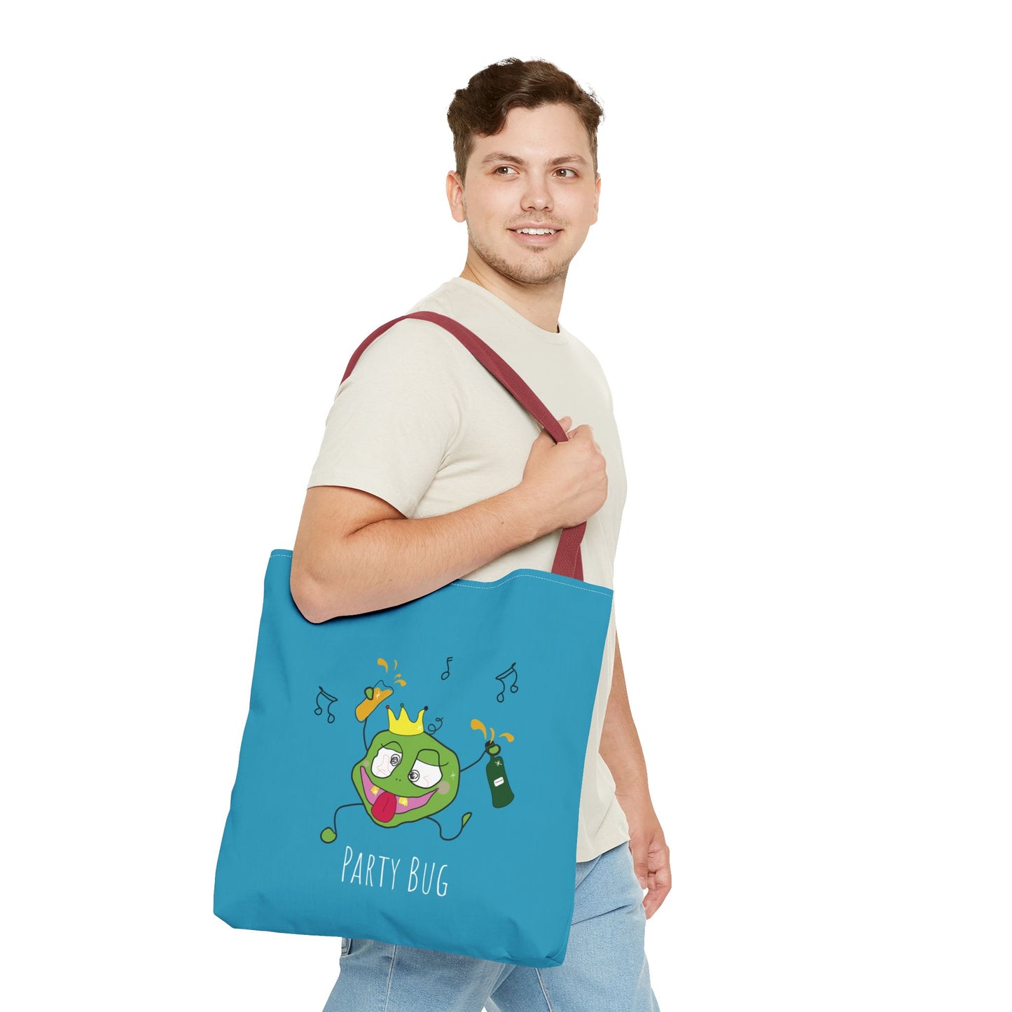 Party Bug - Tote Bag Turquoise