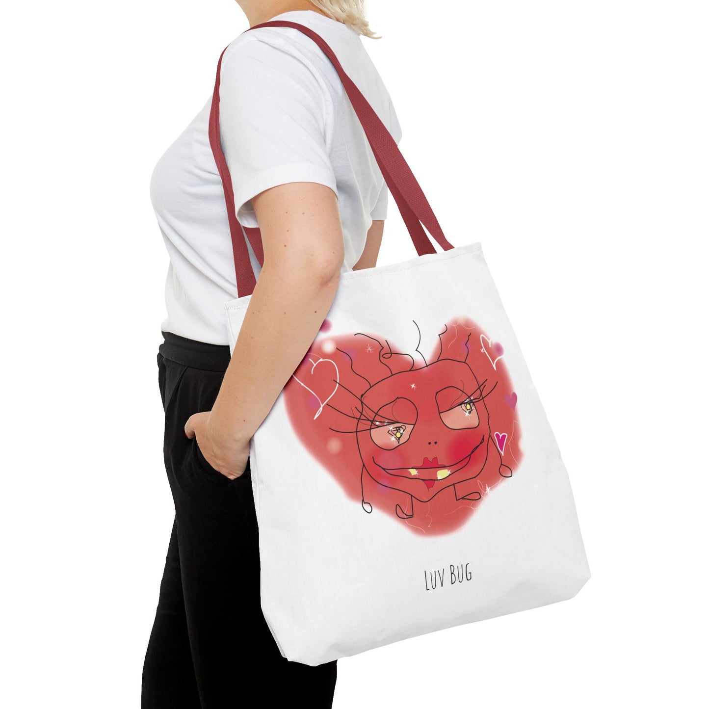 Luv Bug - Tote Bag  white