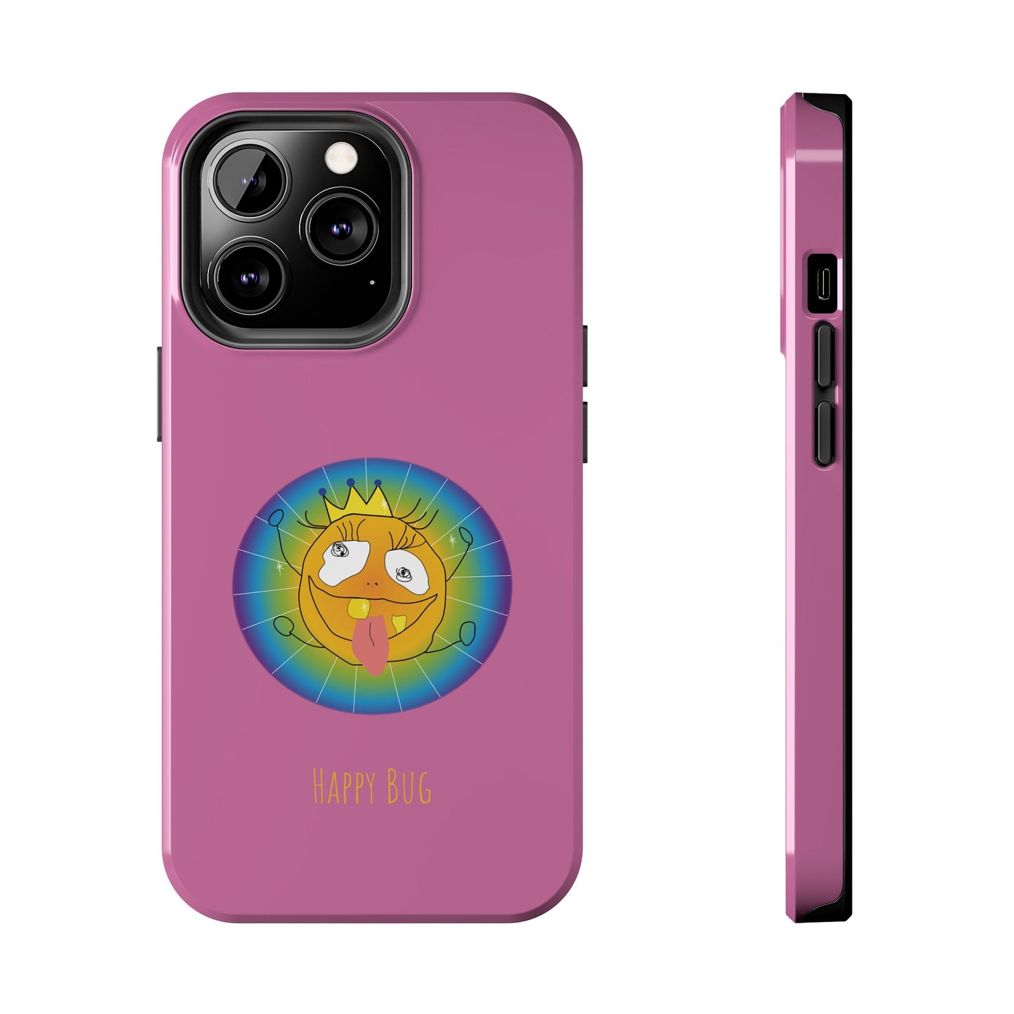 Happy Bug - Phone Case Pink