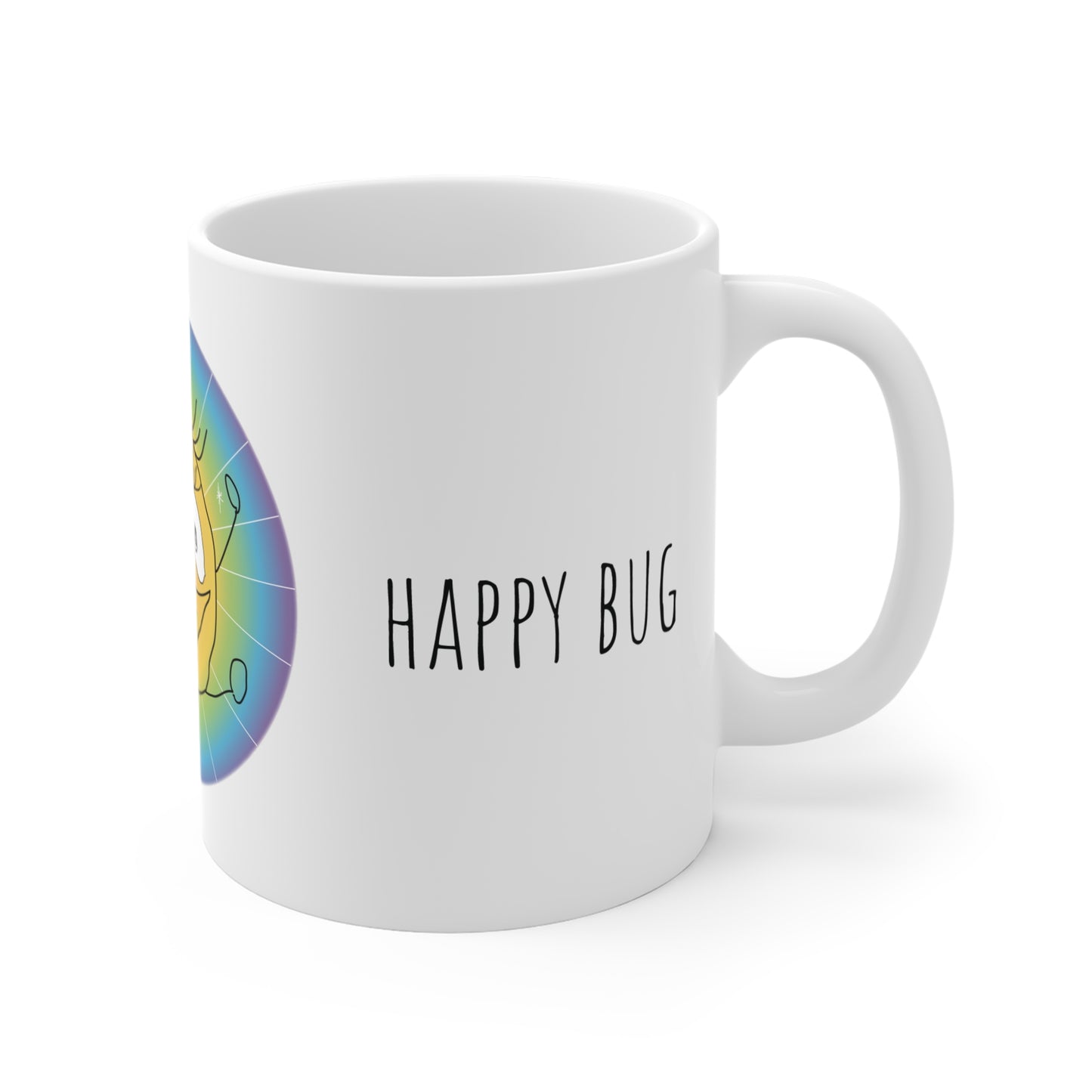 Happy Bug - Mug 11oz white