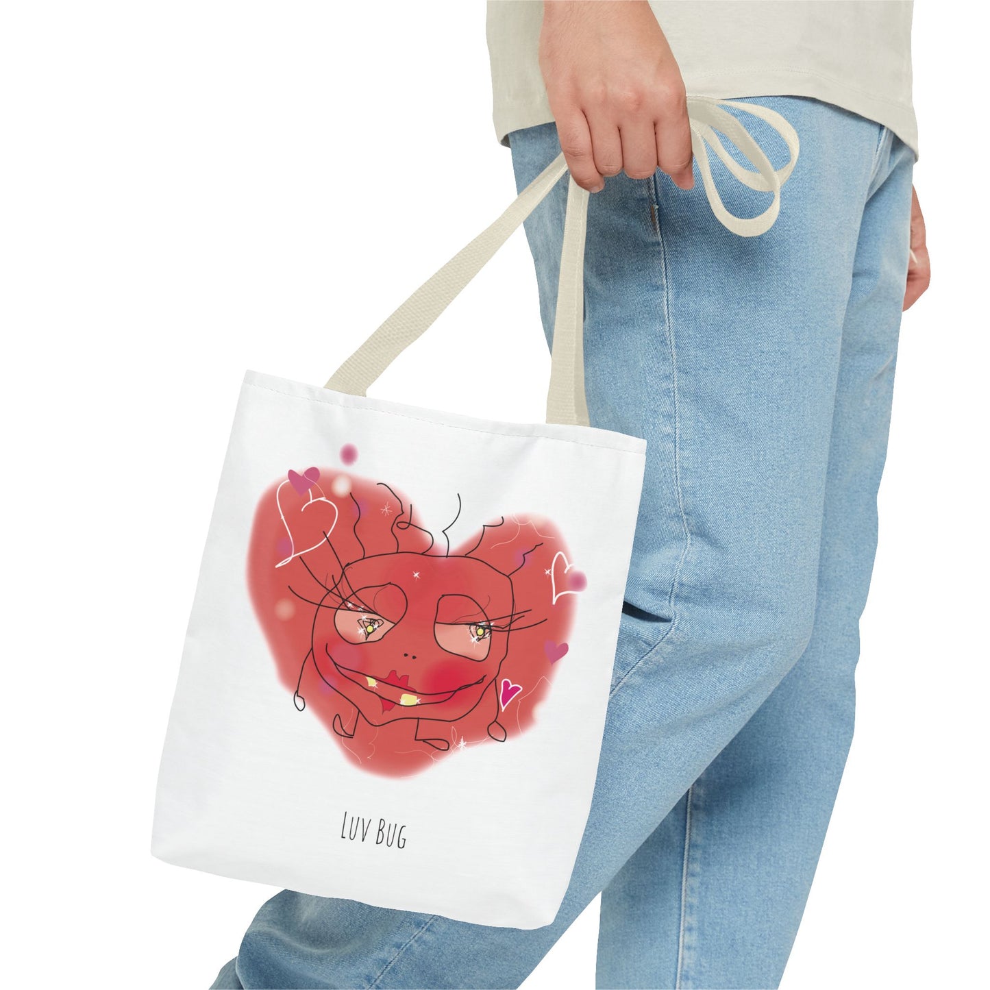 Luv Bug - Tote Bag  white