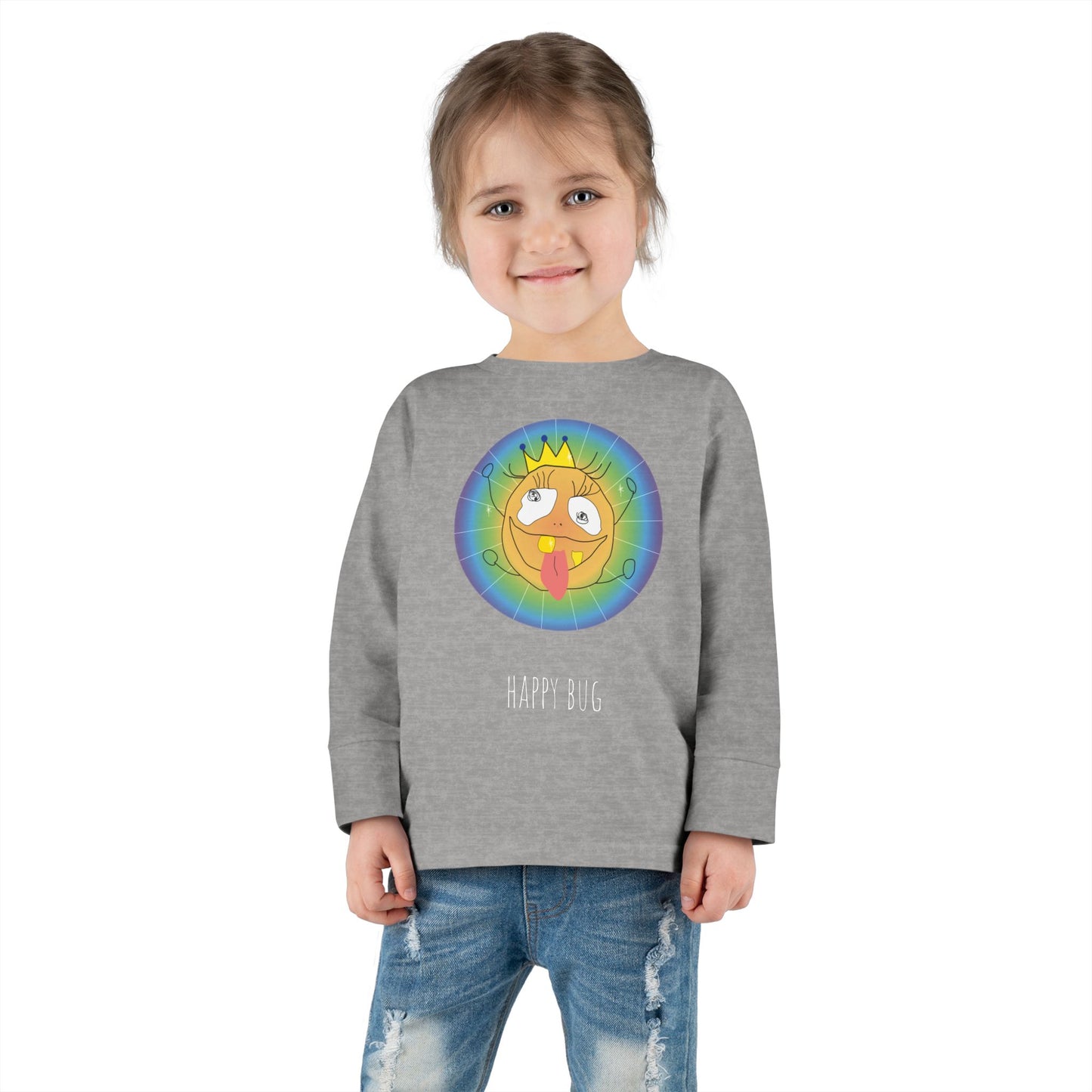 Toddler Long Sleeve Tee - Happy Bug