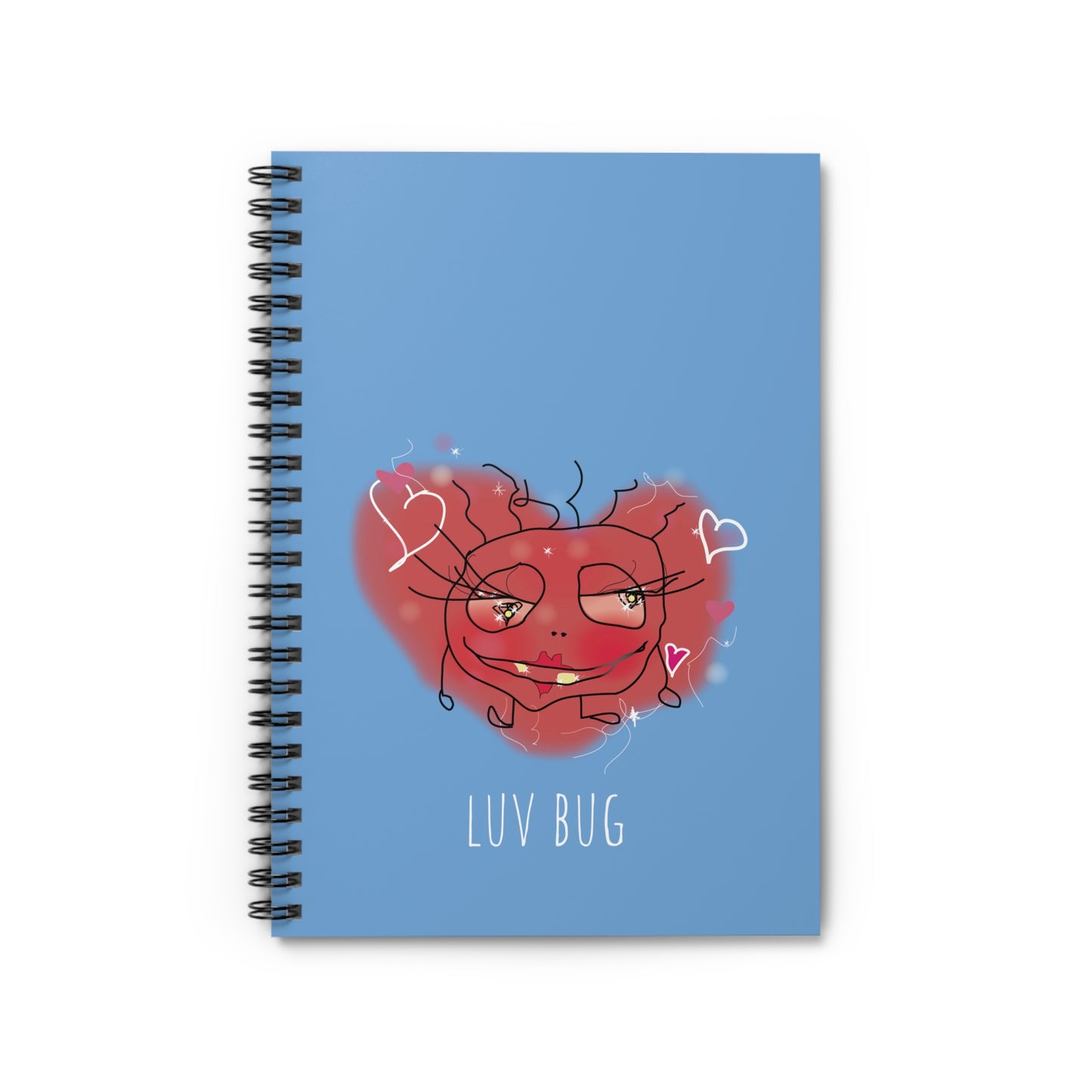 Spiral Notebook - Ruled Line - Luv Bug