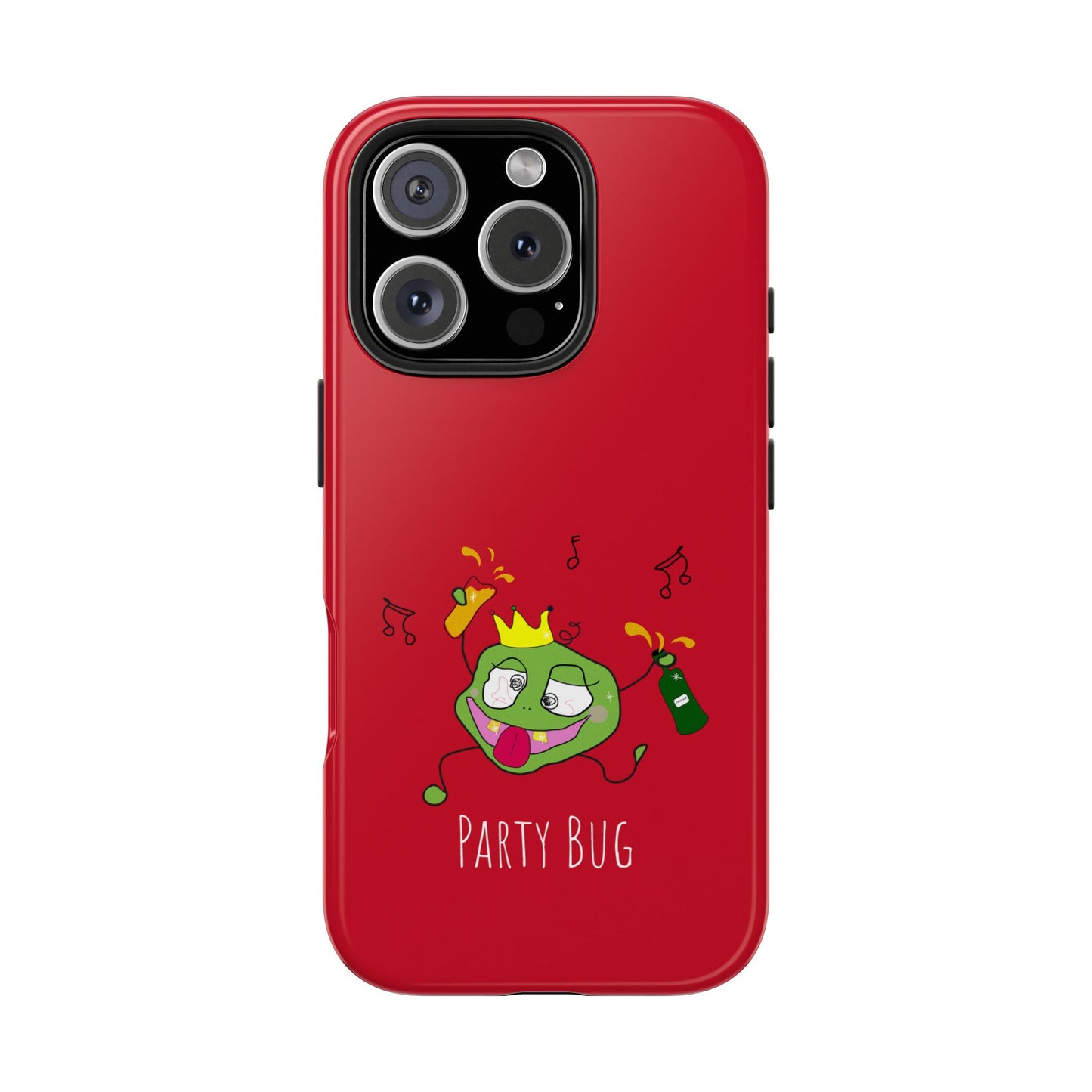 Party Bug - Tough Phone Cases Red