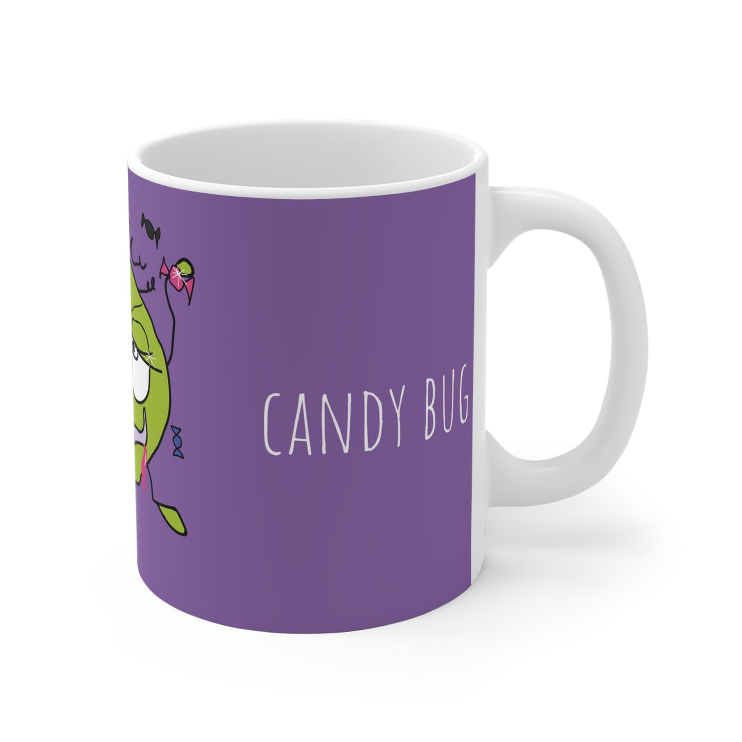 Hot Chocolate Mug 11oz - Candy Bug