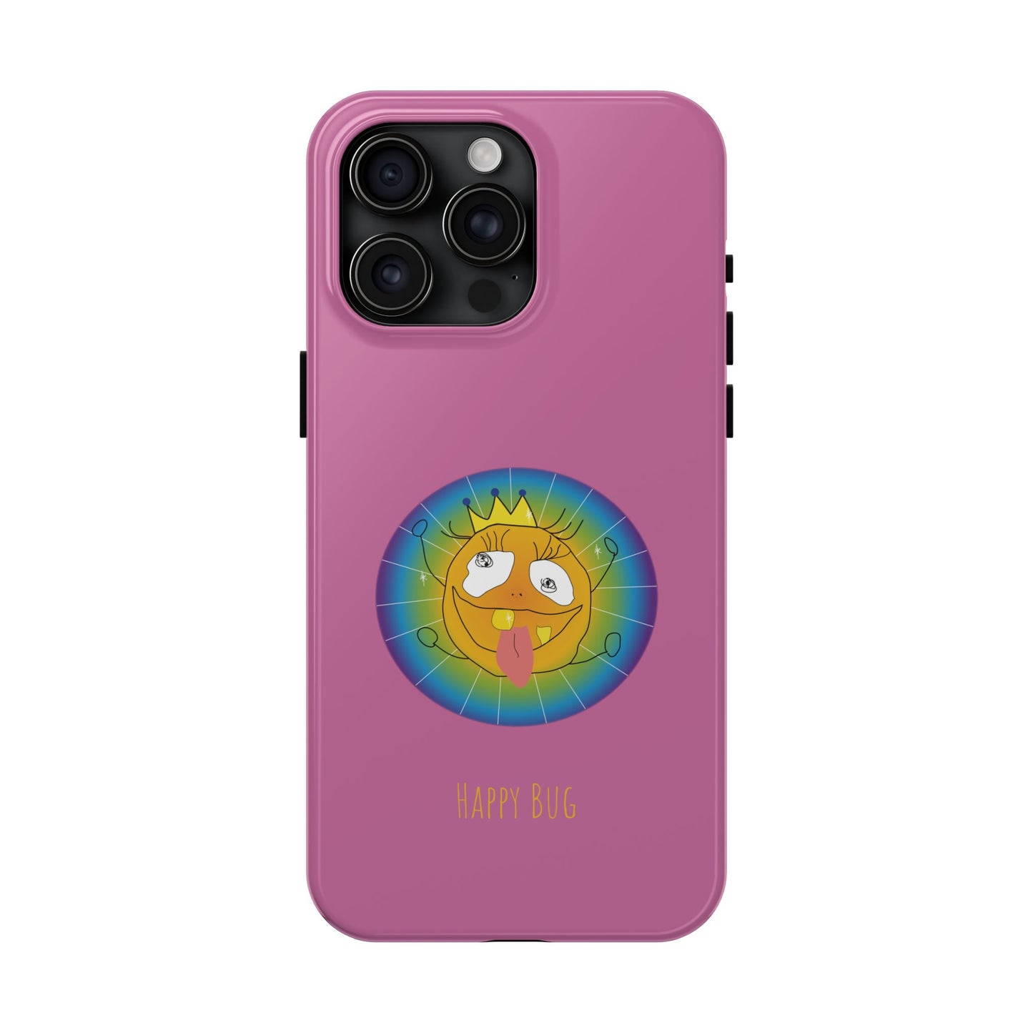 Happy Bug - Phone Case Pink