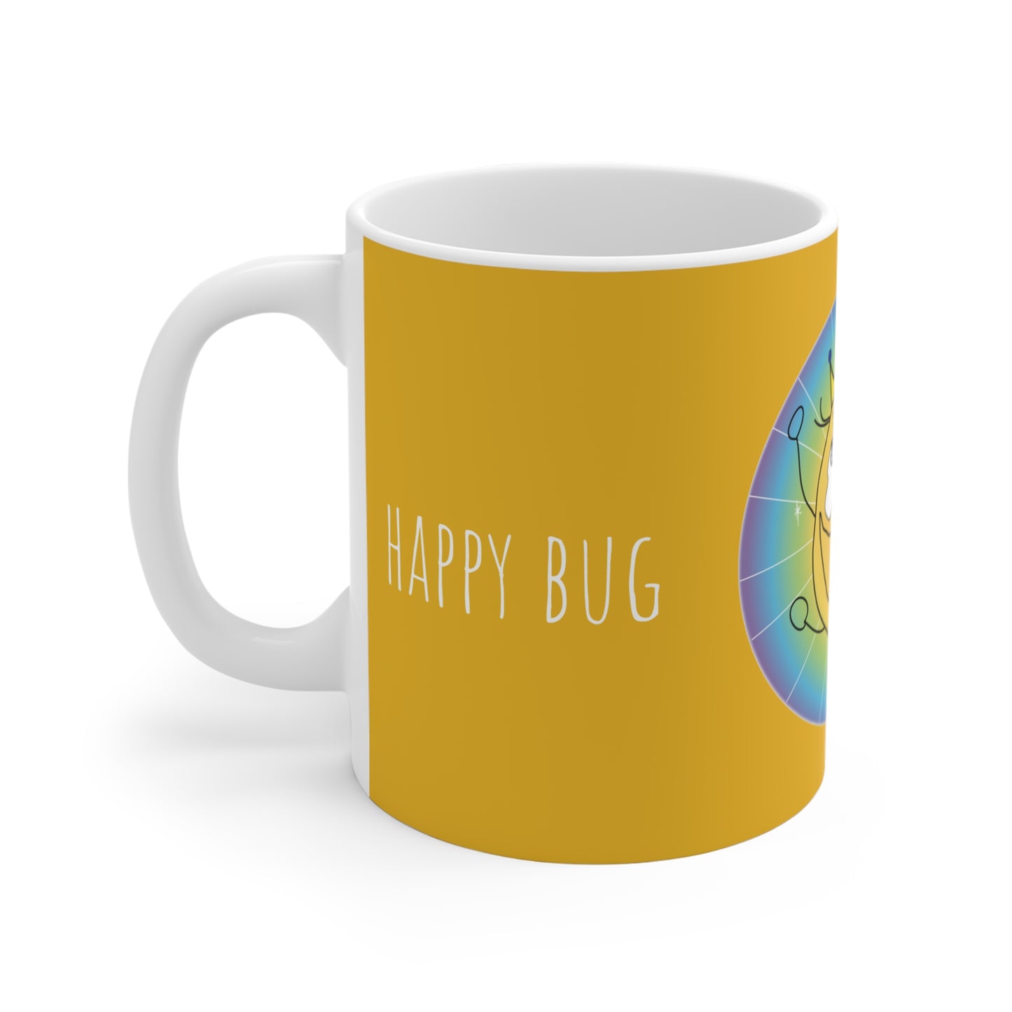 Happy Bug - Mug 11oz Yellow