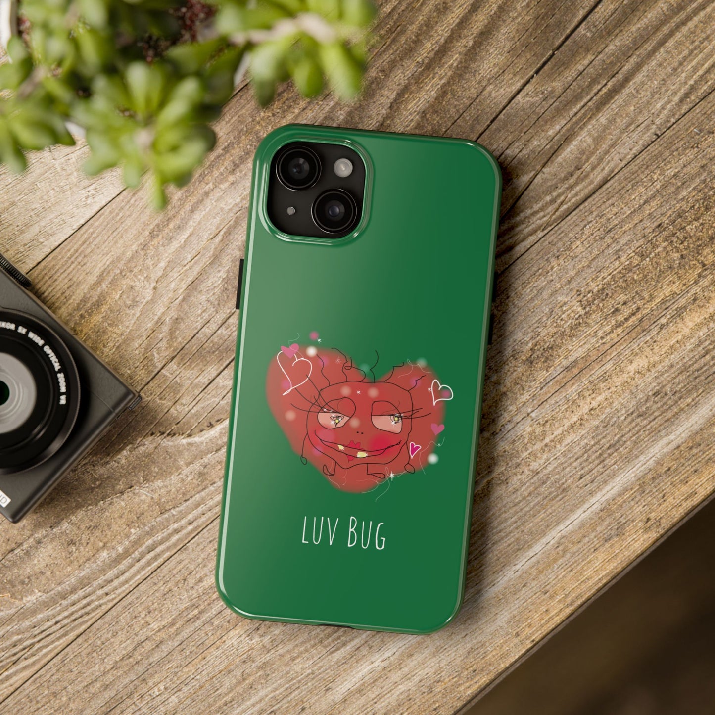 Luv Bug - Phone Case green