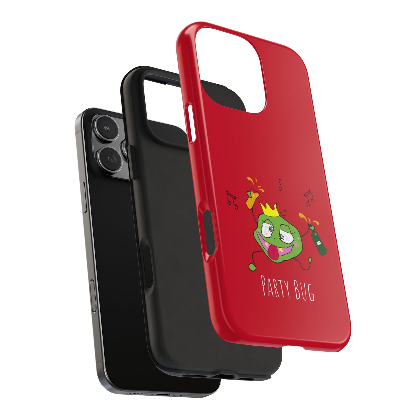 Party Bug - Tough Phone Cases Red