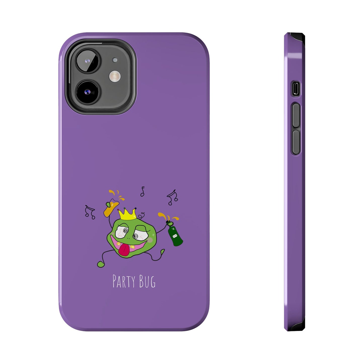 Party Bug- Tough Phone Cases Purple