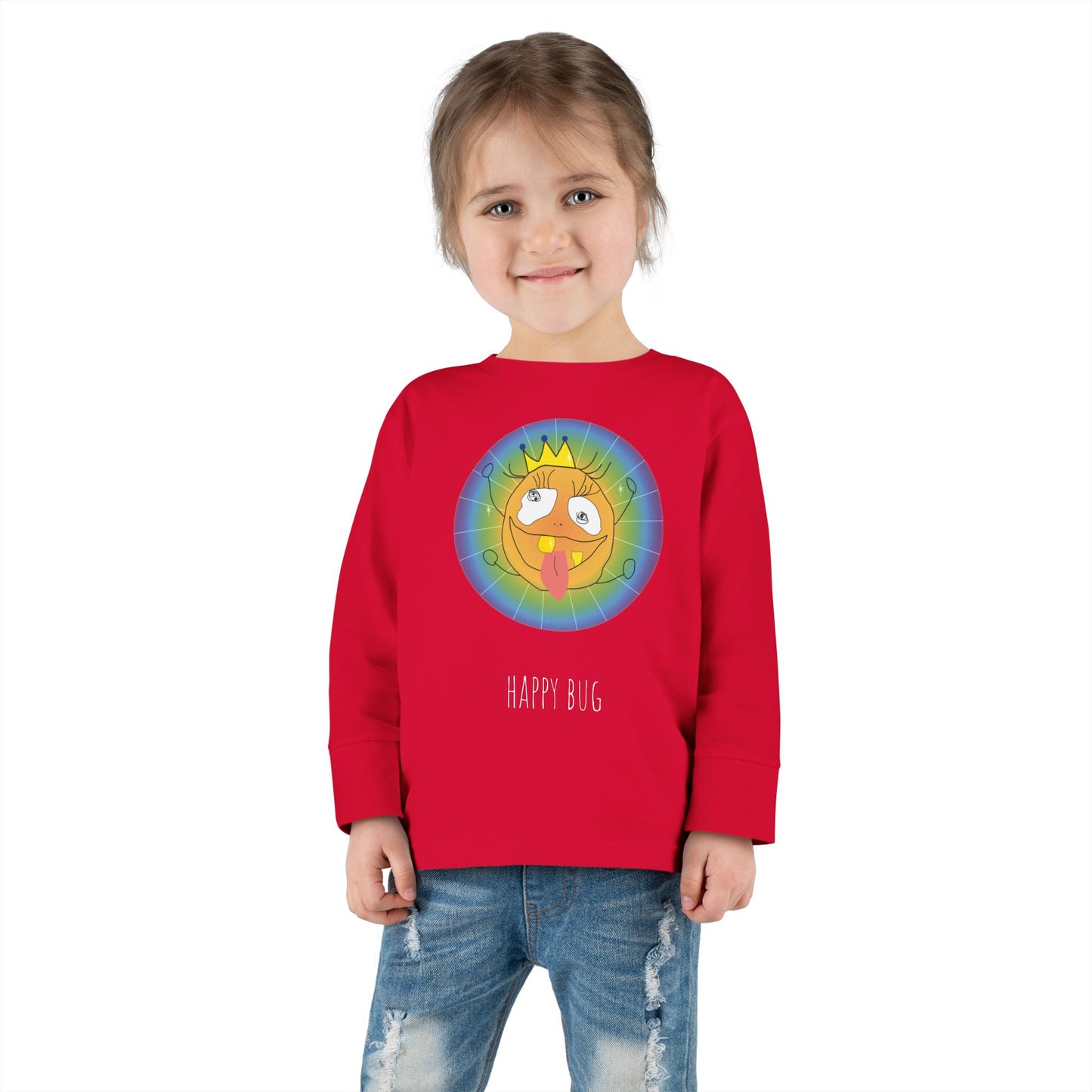 Toddler Long Sleeve Tee - Happy Bug