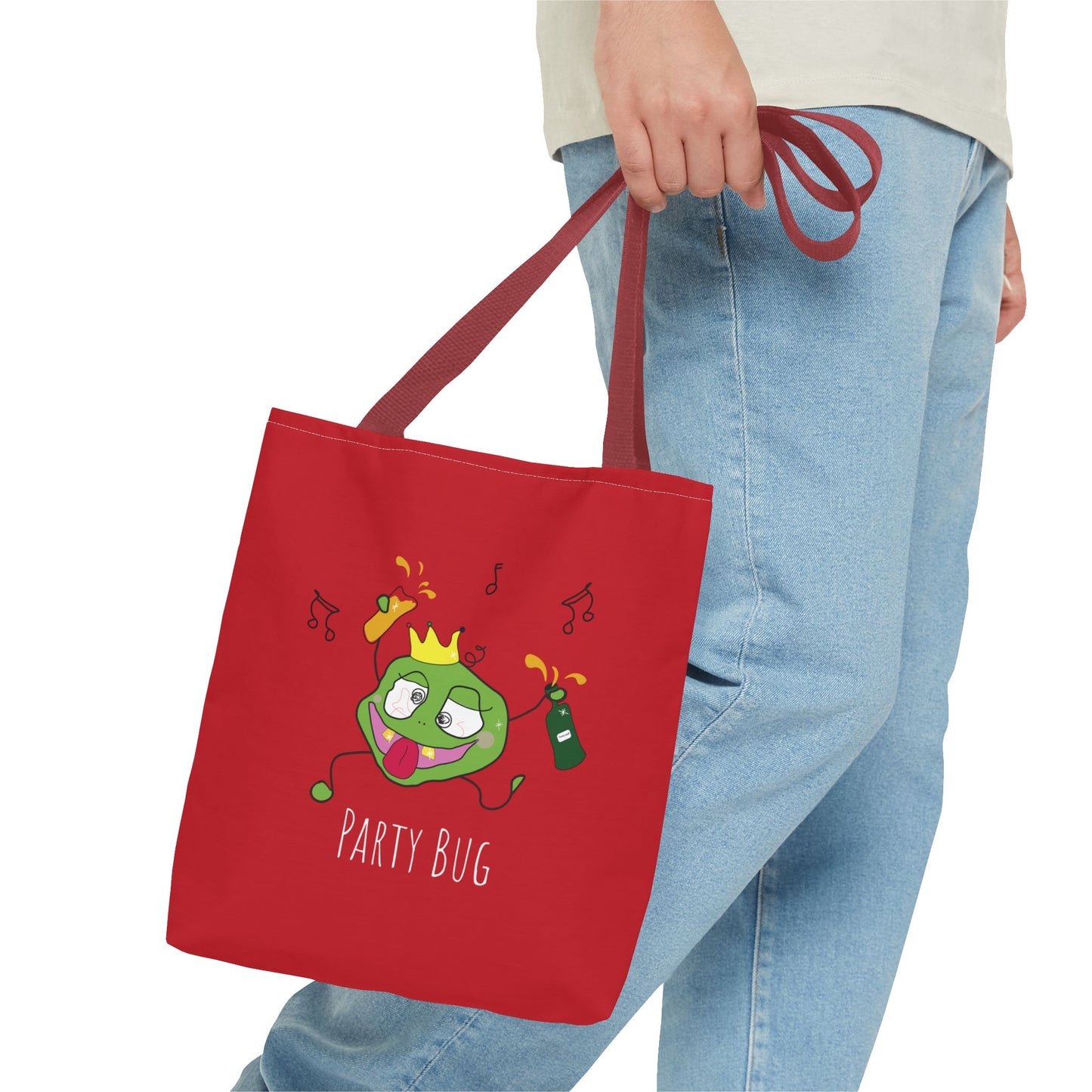 Party Bug - Tote Bag Red