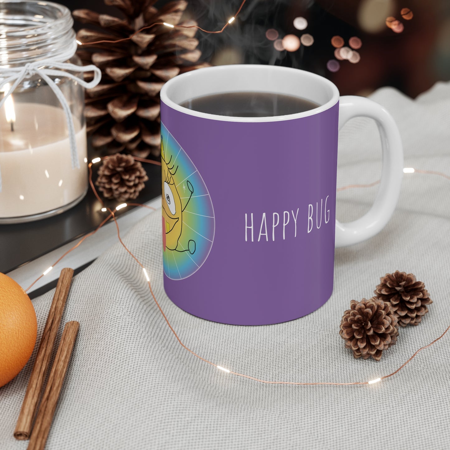 Happy Bug - Mug purple