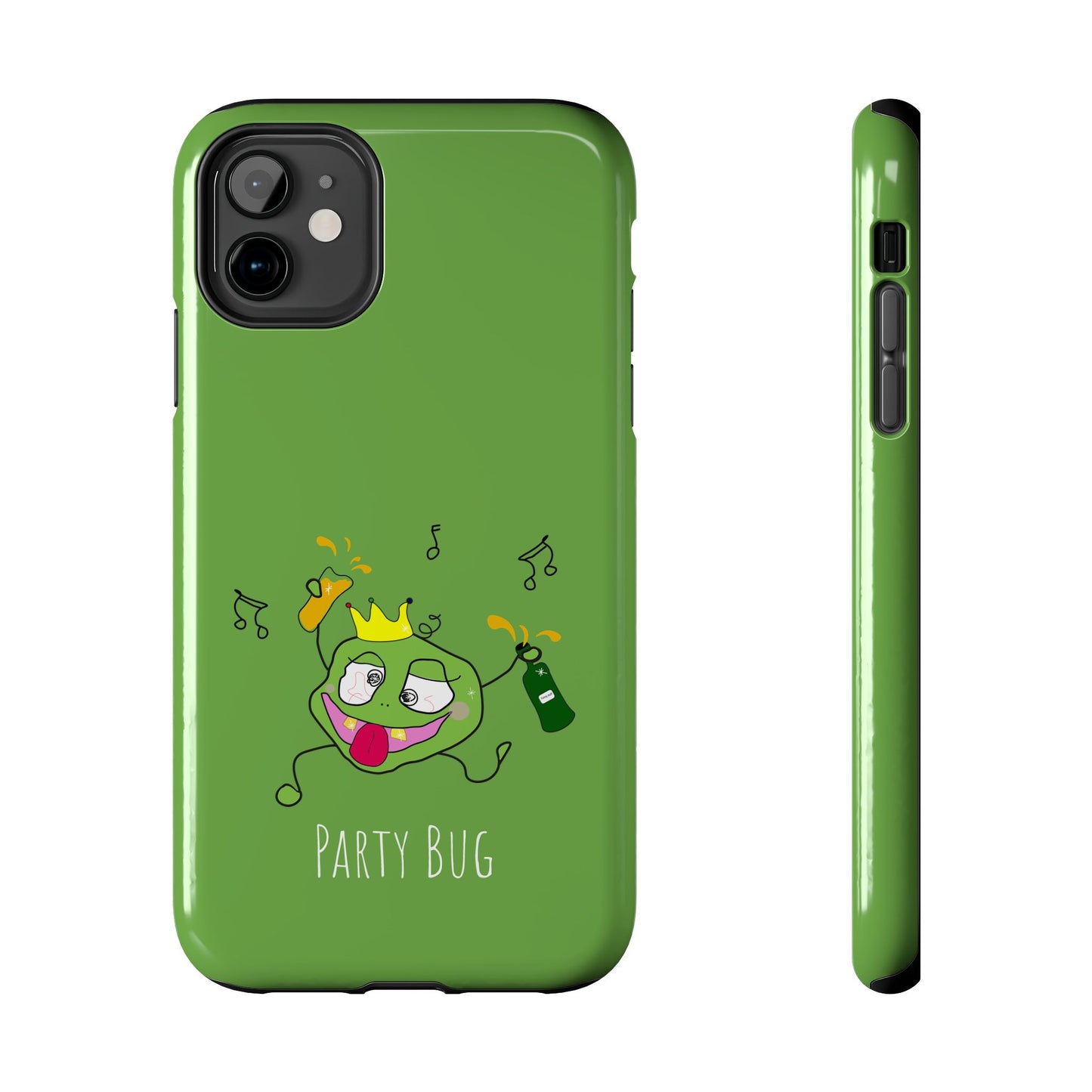 Party Bug - Tough Phone Cases Green